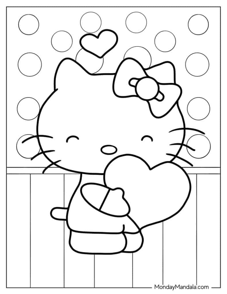 68 Hello Kitty Coloring Pages Free PDF Printables 