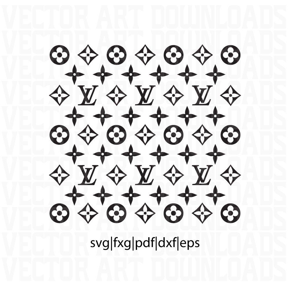 printable lv pattern