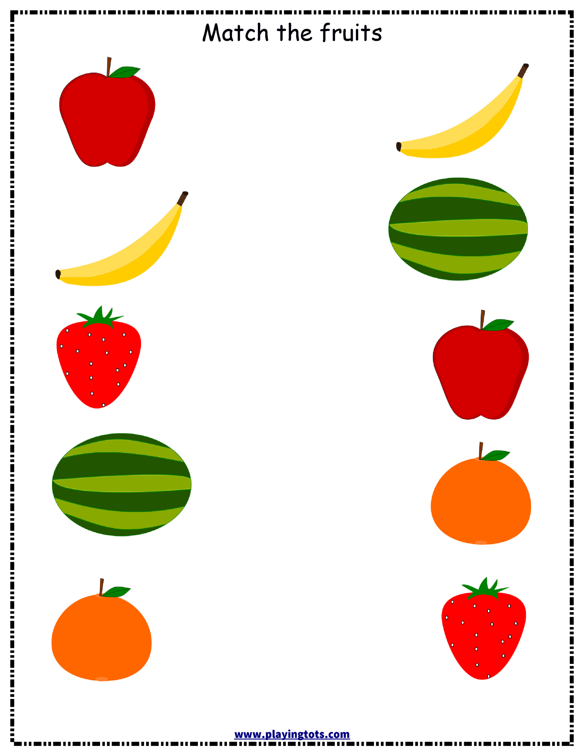 matching worksheets preschool