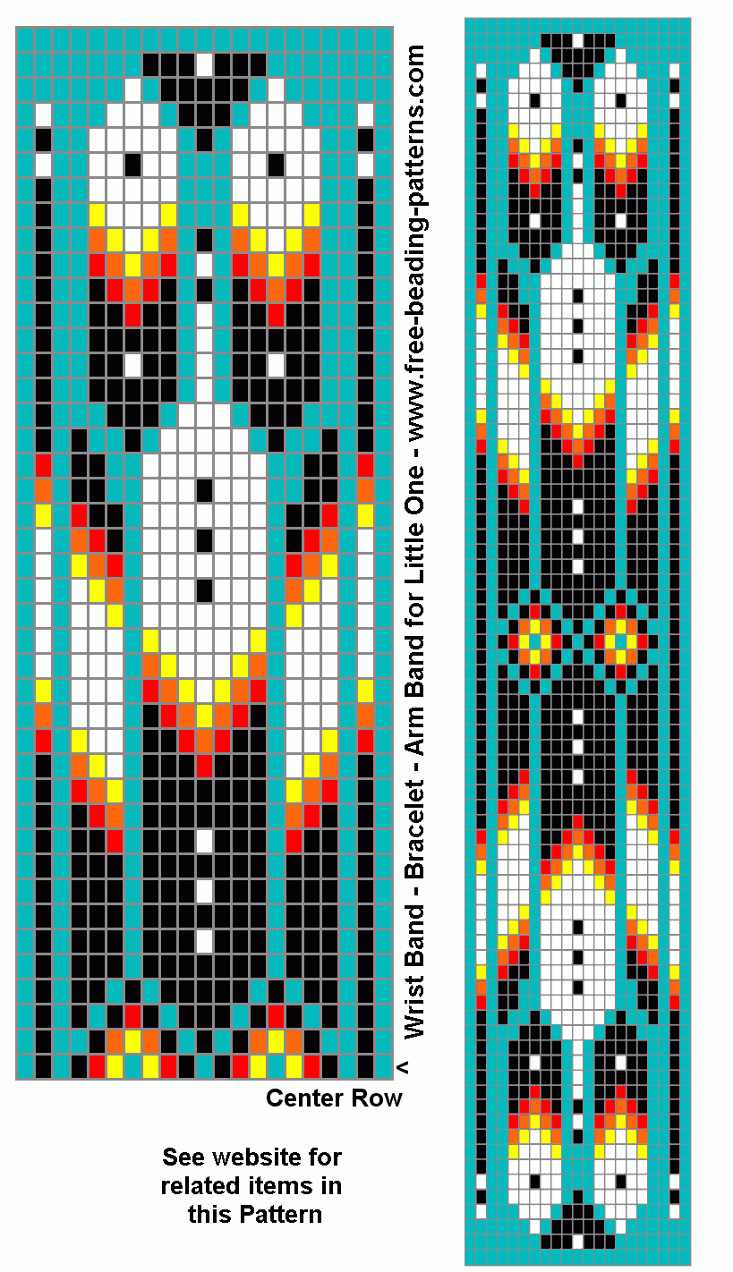 free printable native american beading patterns