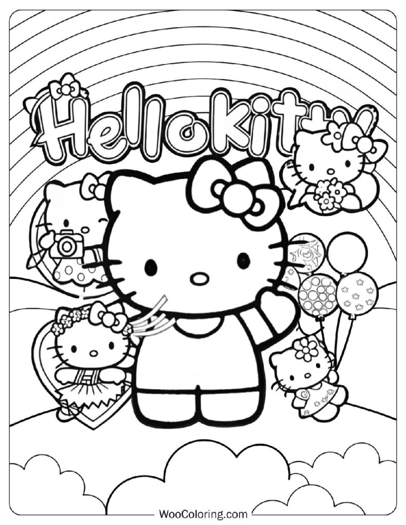 printable sanrio characters coloring pages