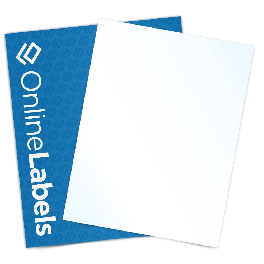 8 5 X 11 Sticker Paper Clear Gloss Inkjet OL177CK