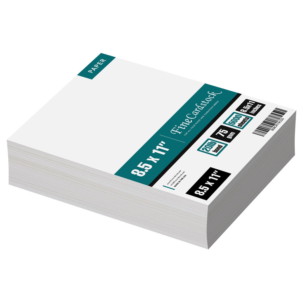 8 5 X 11 White Multipurpose Copy Paper 20lb Bond 75gsm 5000 Sheets EBay