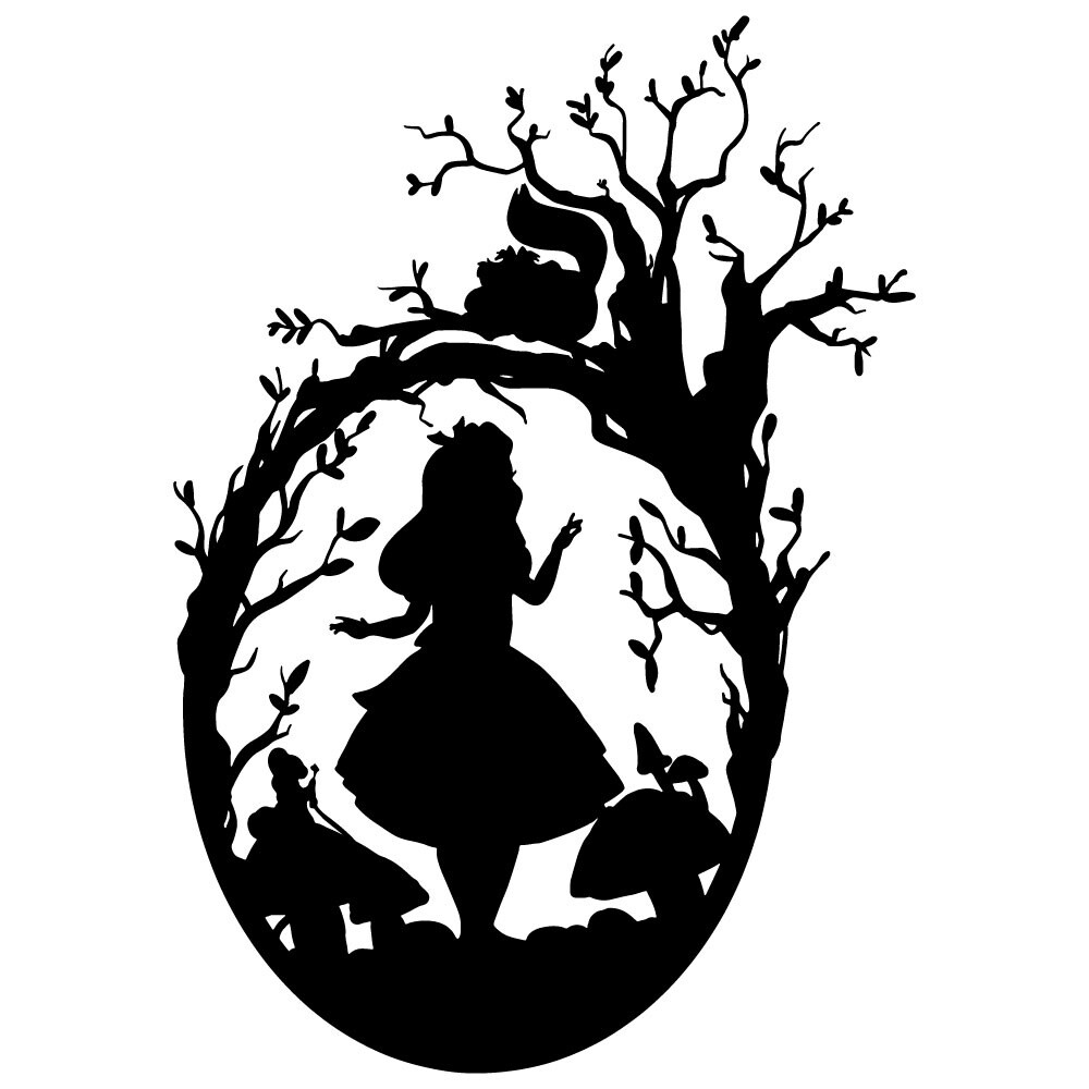 8 ALICE IN WONDERLAND V2 Vinyl Decal Sticker Car Window Laptop Disney Cheshire EBay
