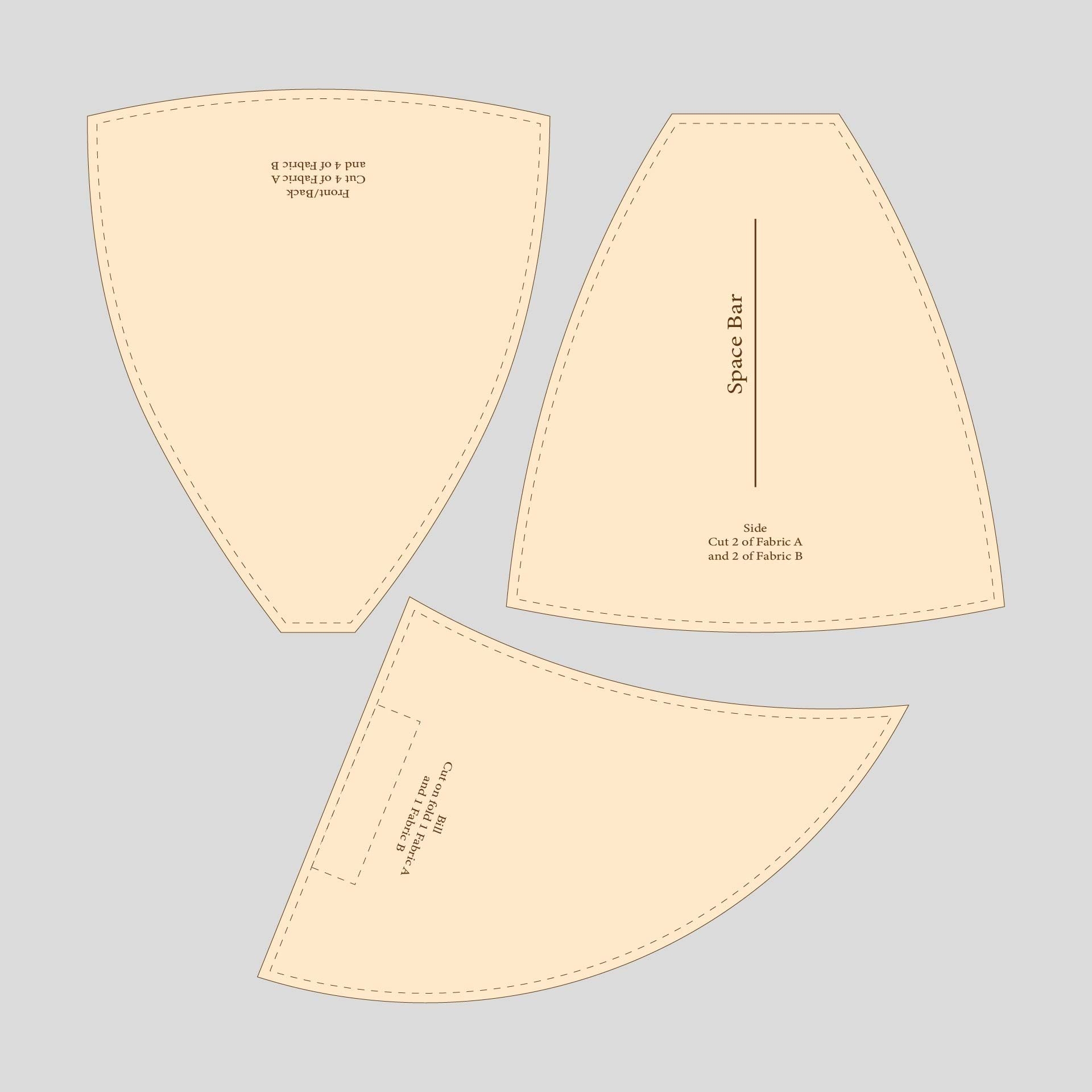 free printable welders cap pattern