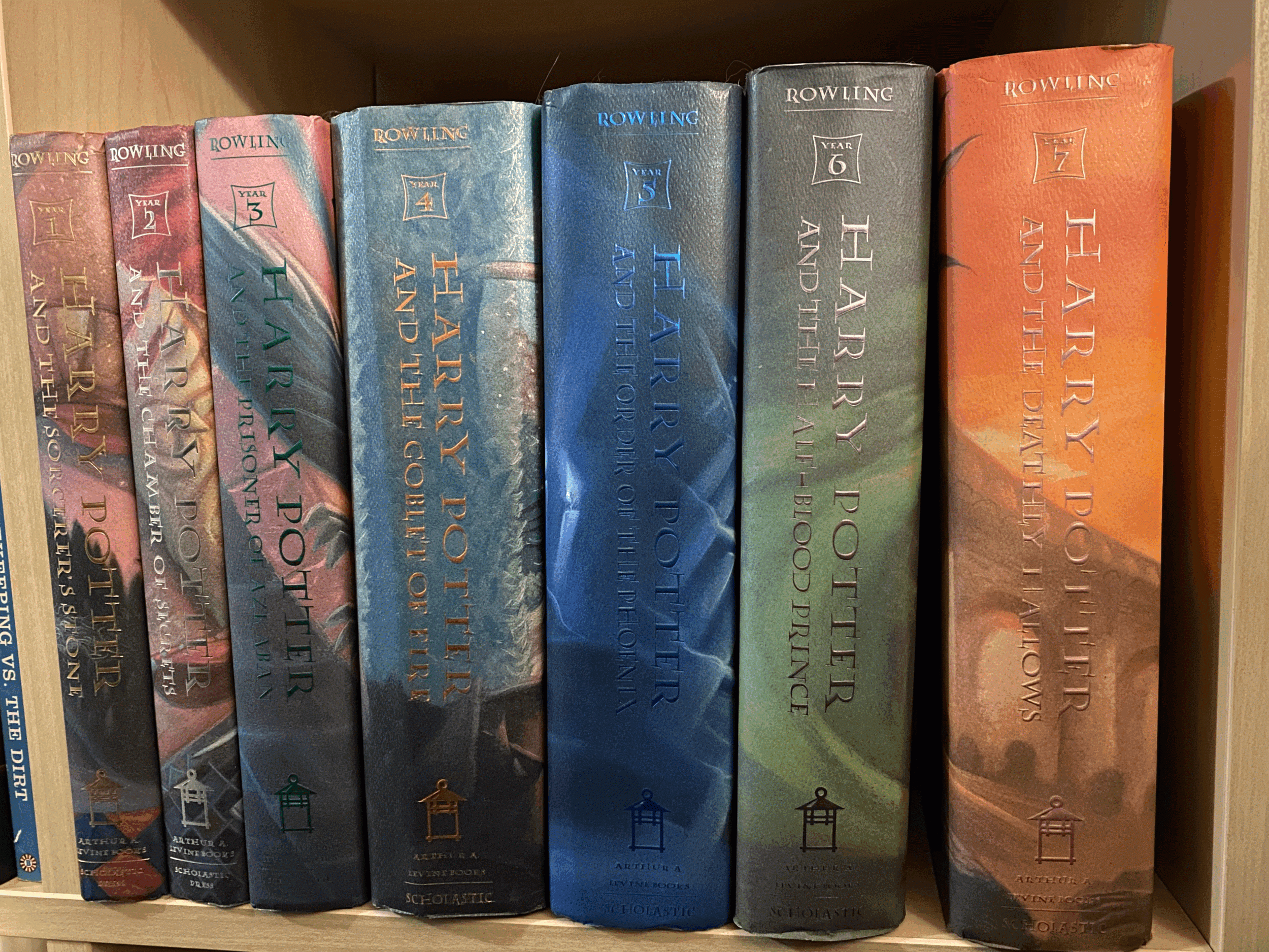 hardbound harry potter books
