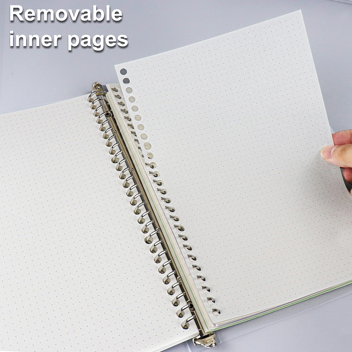 A4 B5 A5 Loose Leaf Refill Binder Notebook Blank Line Grid Cornell Replacable Metal Ring Office School Supplies Stationery AliExpress 21