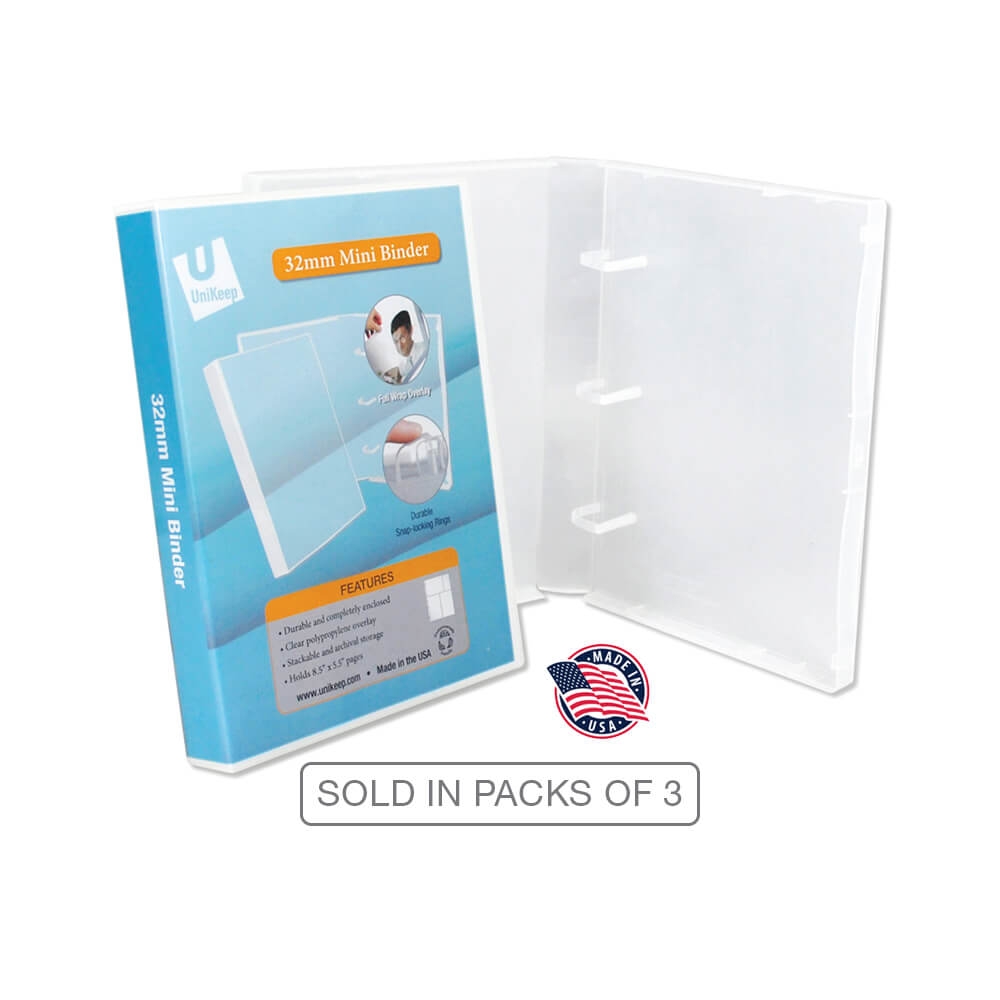 mini three ring binder