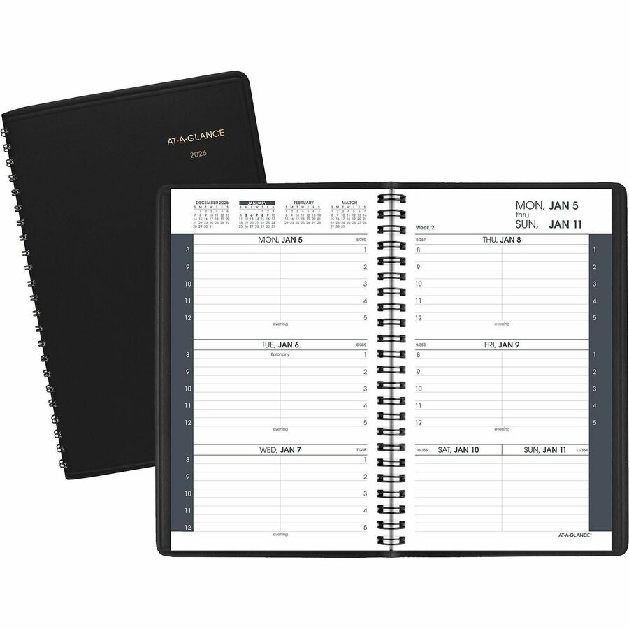AAG 7007505 AT A GLANCE Basic Weekly Appointment Book AAG7007505