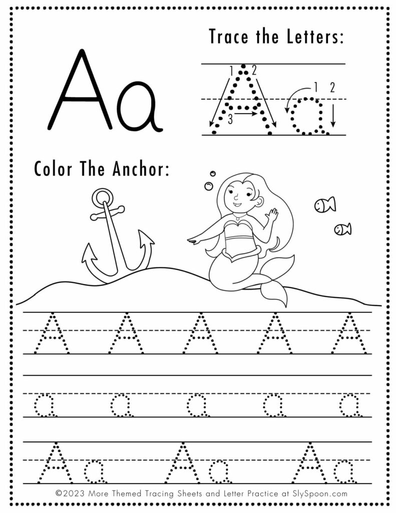 tracing worksheets free