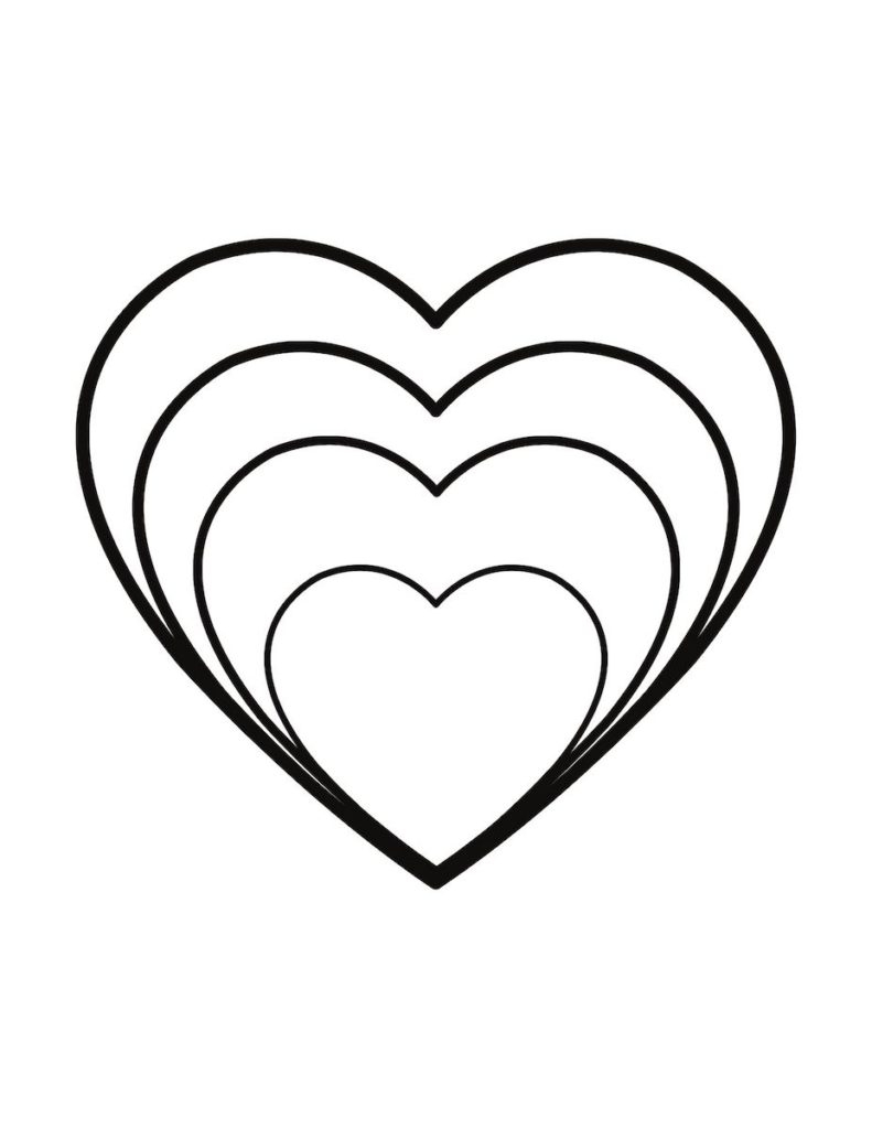 heart patterns printable