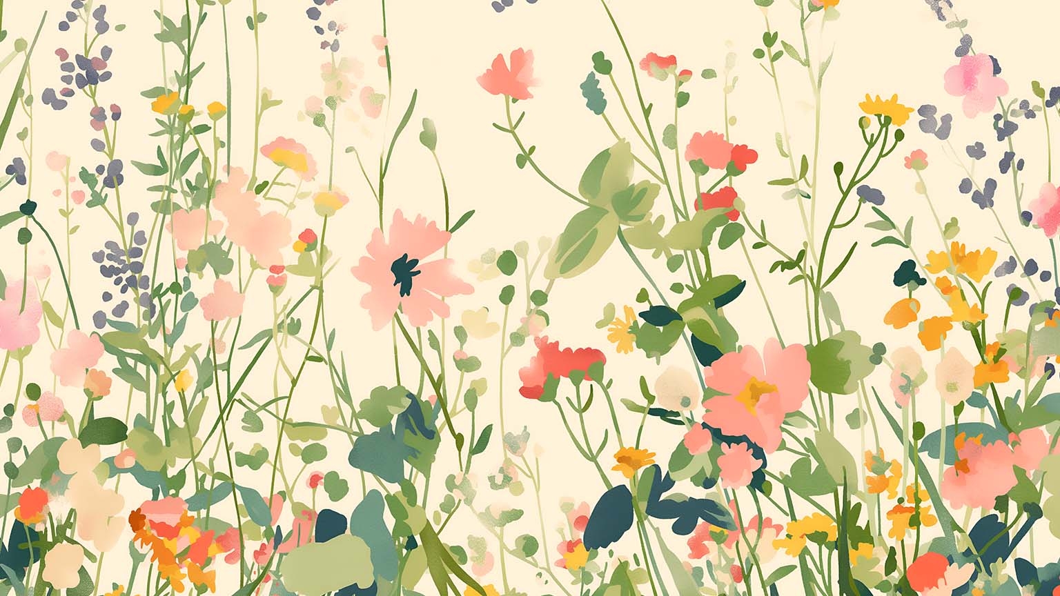  Aesthetic Spring Flowers Desktop Wallpaper Spring Floral 4K