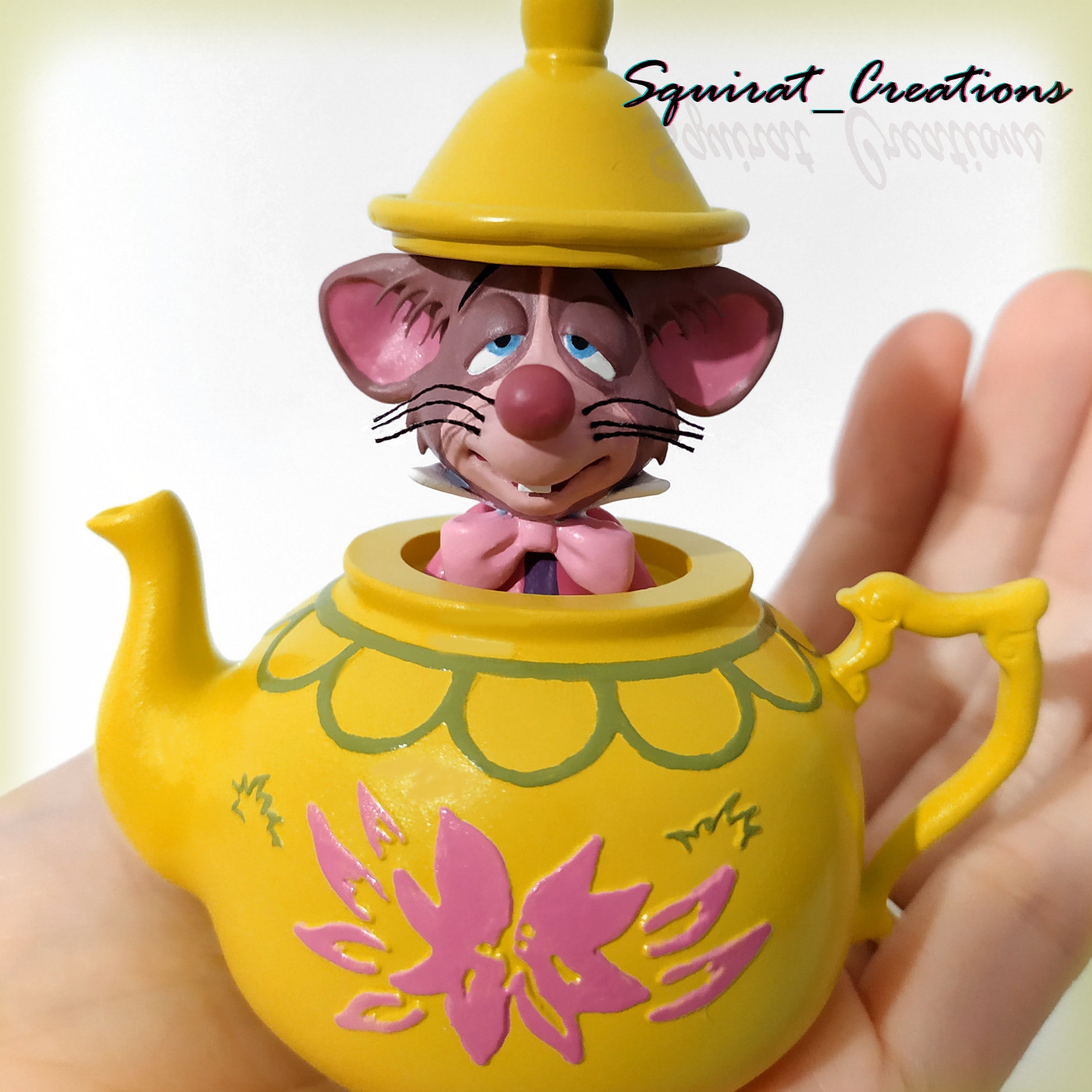 Alice In Wonderland Dormouse Figure Etsy