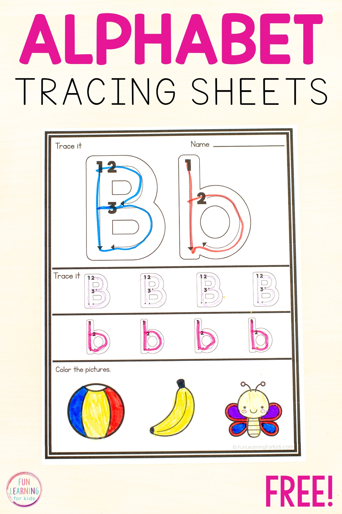 letter formation practice worksheets