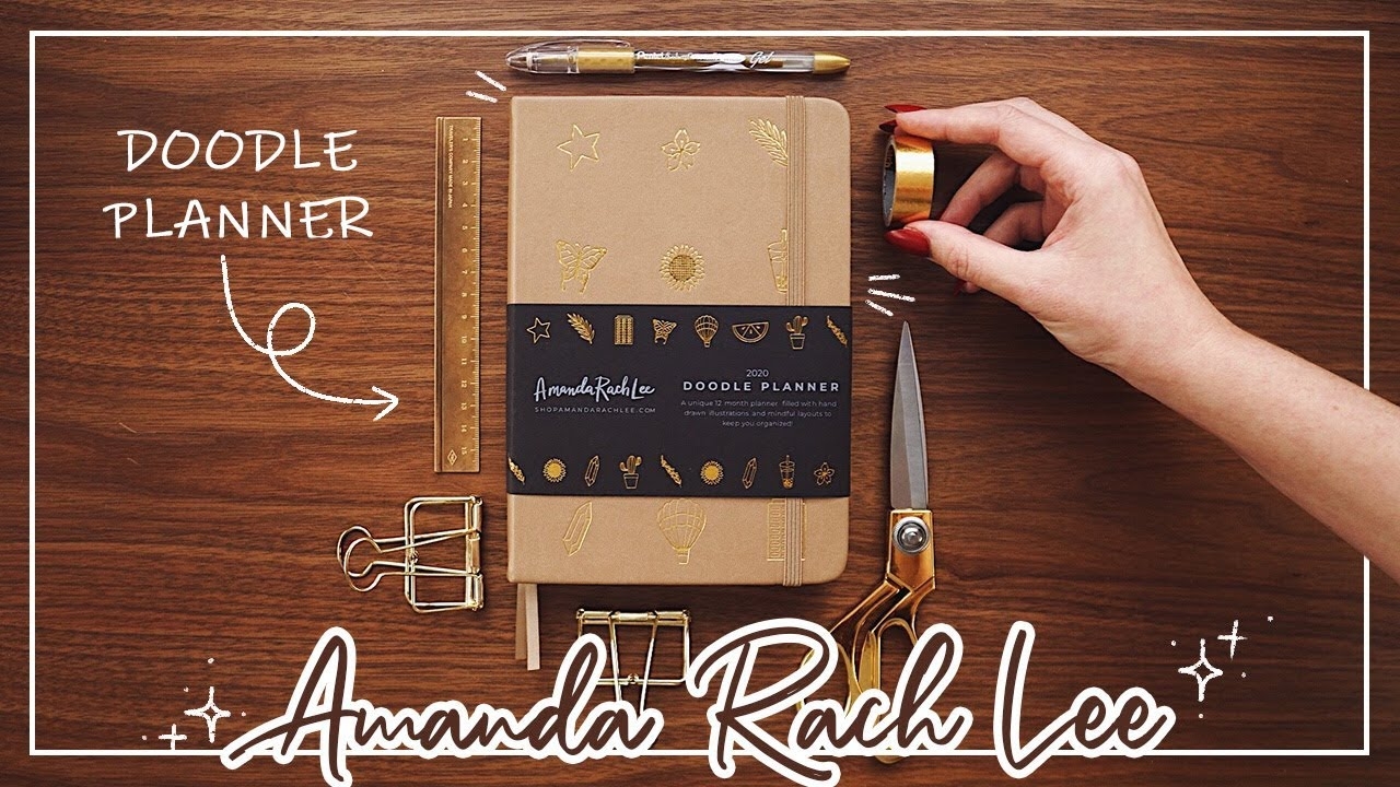 Amanda Rach Lee Doodle Planner Review Giveaway YouTube