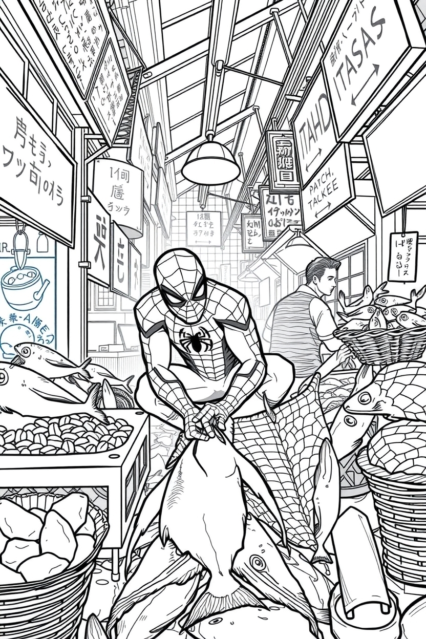 amazing spider man coloring sheets