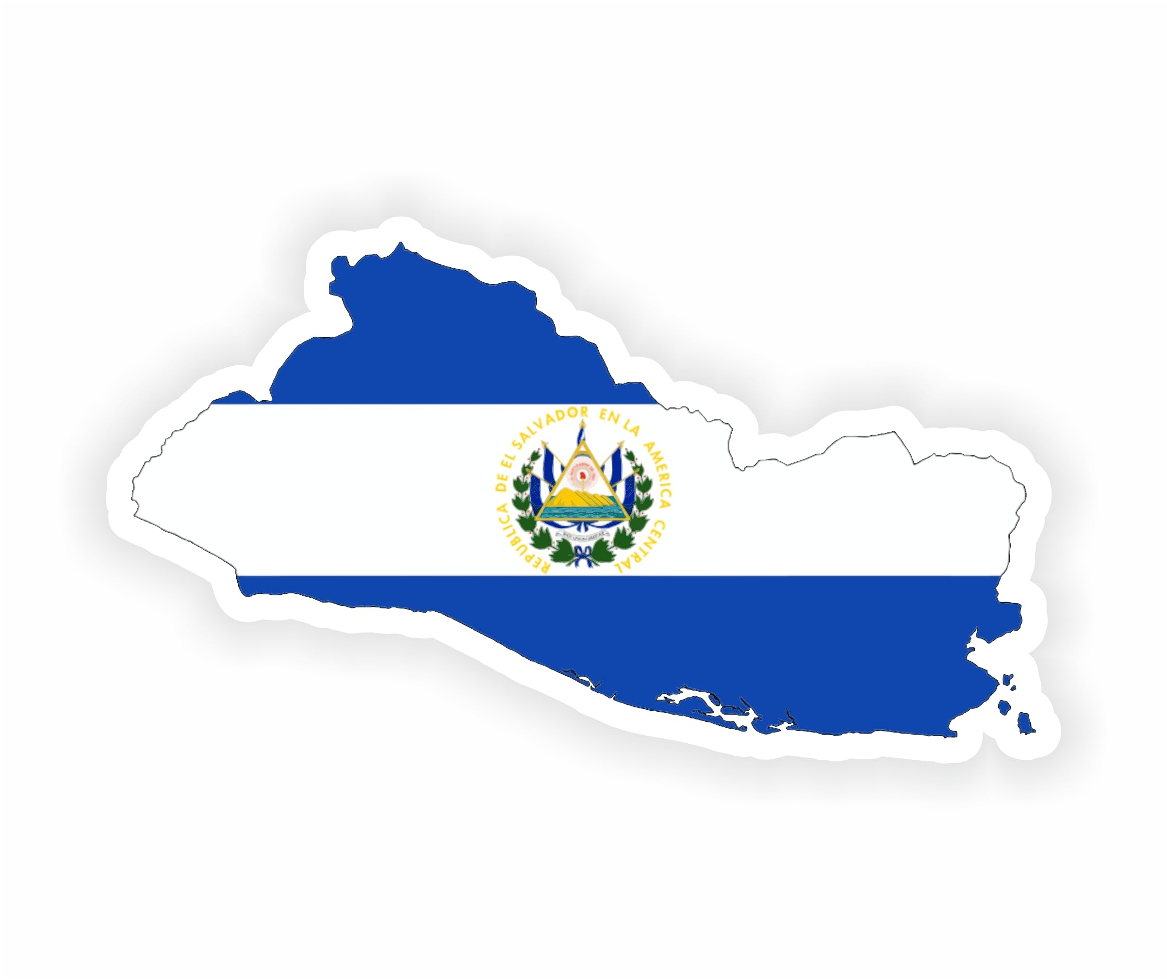 Amazon 1x El Salvador Map Flag Project Car Vinyl Waterproof Sticker 10cm