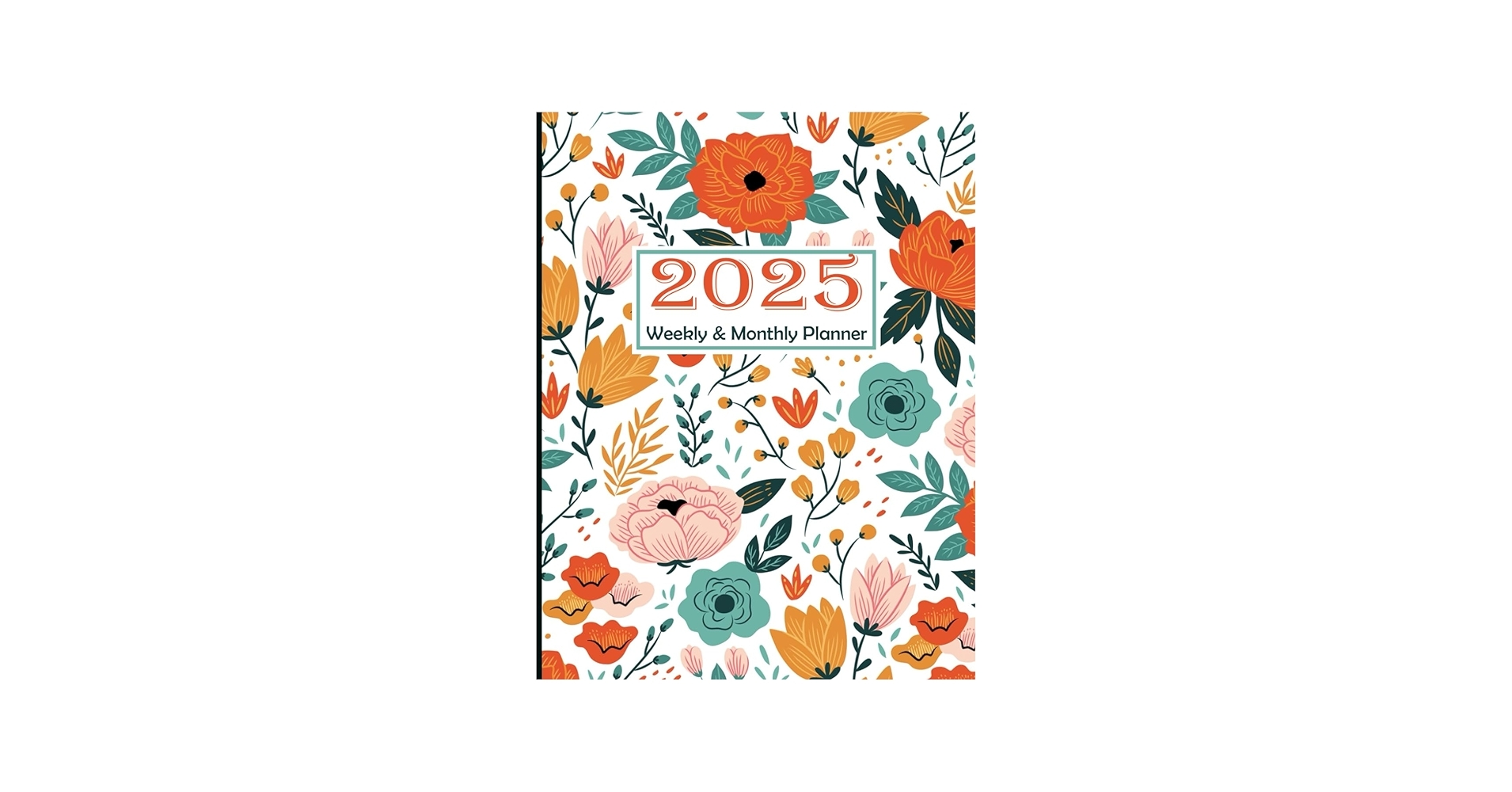 Amazon 2025 Planner Weekly And Monthly From January To December 2025 Floral Cover Print LM Books