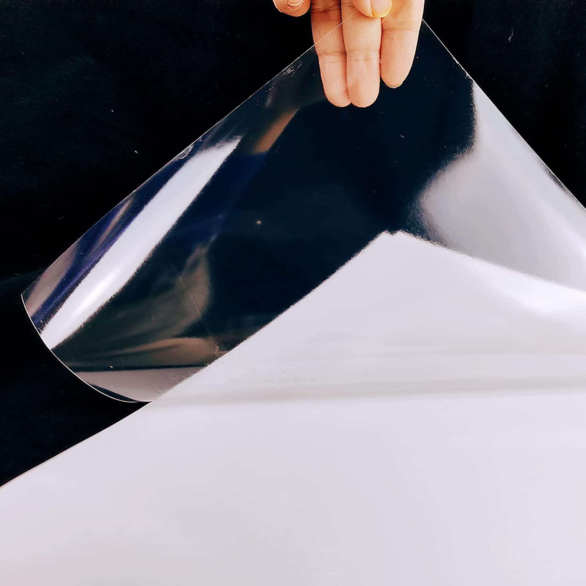 Amazon Bleidruck 36 Sheets A4 Size Crystal Clear Vinyl Sticker Sheets Self Adhesive Overlay Sheets Cold Laminating Sheets Arts Crafts Sewing