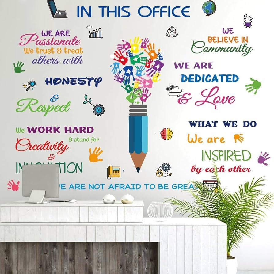 Amazon Datesno Inspirational Quotes Wall Decals Positive Sayings Peel And Stick Wall Art Stickers For Office Bedroom Living Room Decor Motivational Wall Sticker Black