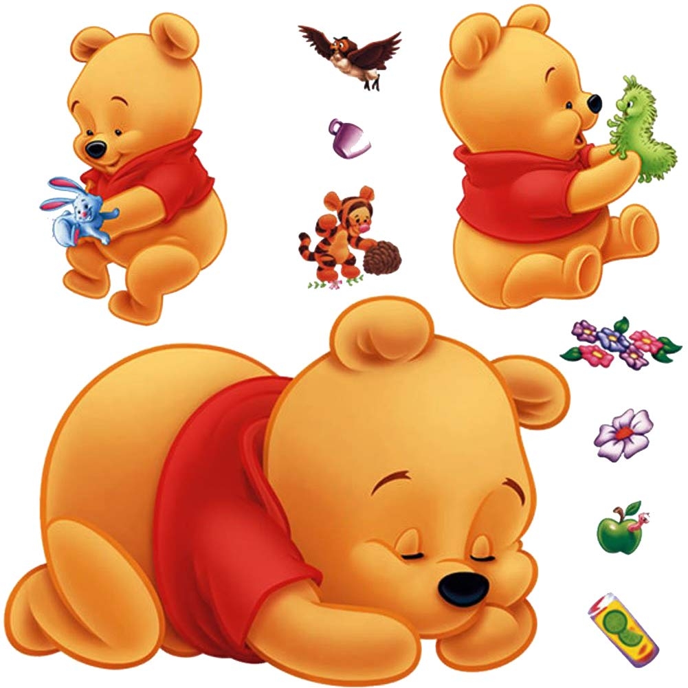Amazon DEKOSH Winnie The Pooh Wall Decals For Baby Nursery Decor Baby