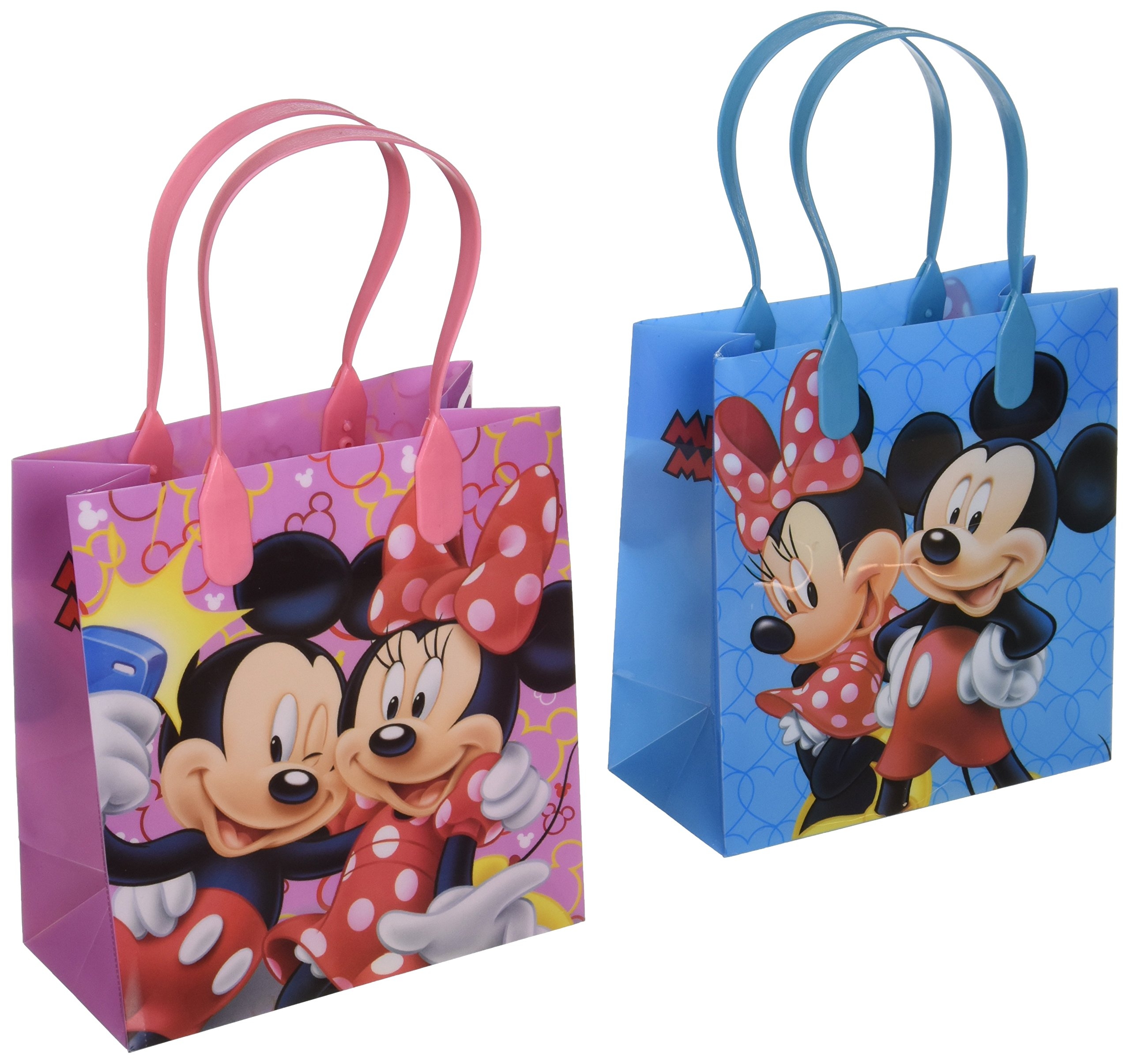 Amazon Disney Mickey And Minnie Mouse Character 12 Premium Quality Party Favor Reusable Goodie Small Gift Bags Home Kitchen