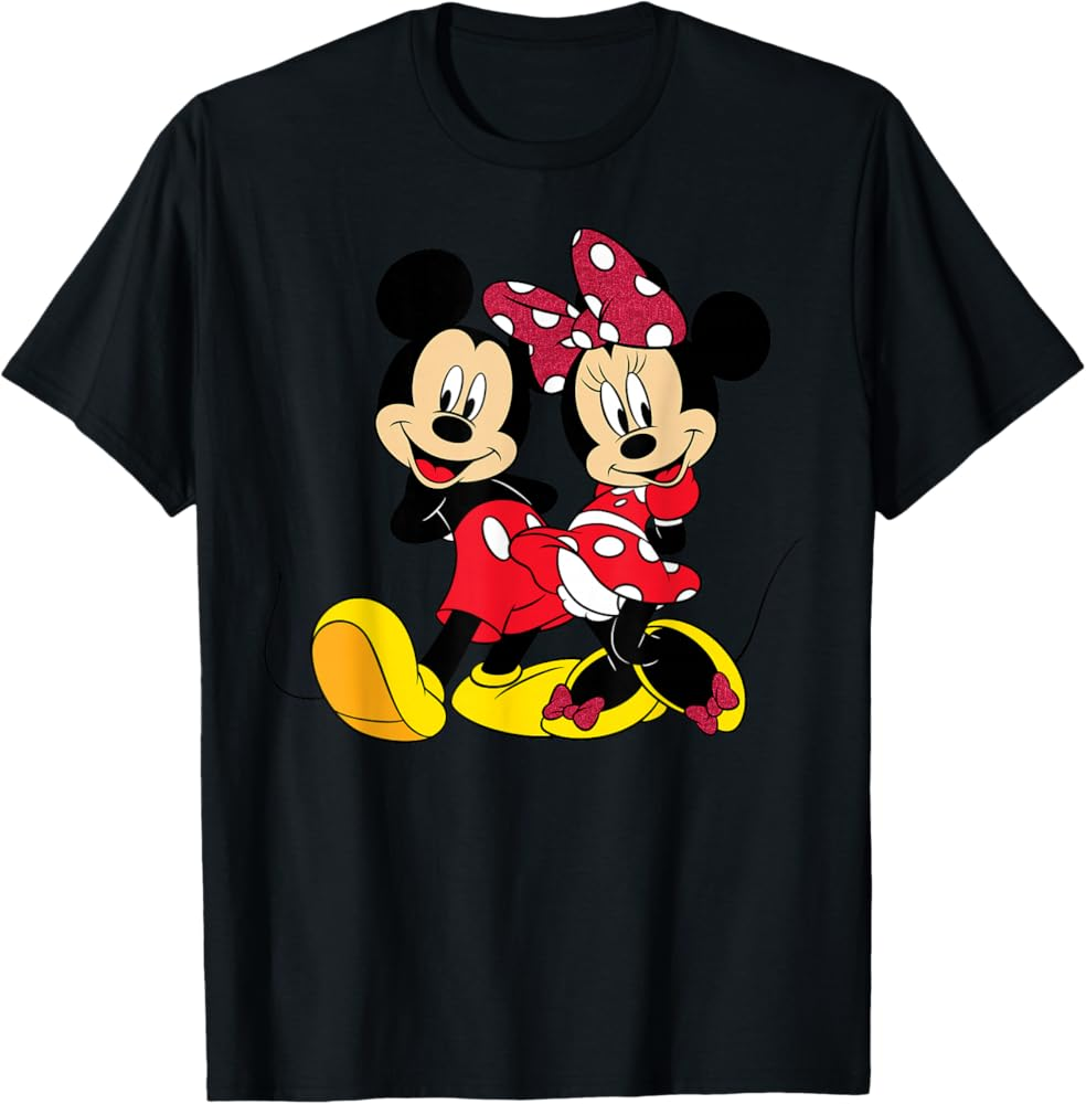 Amazon Disney Mickey And Minnie Mouse T Shirt Clothing Shoes Jewelry