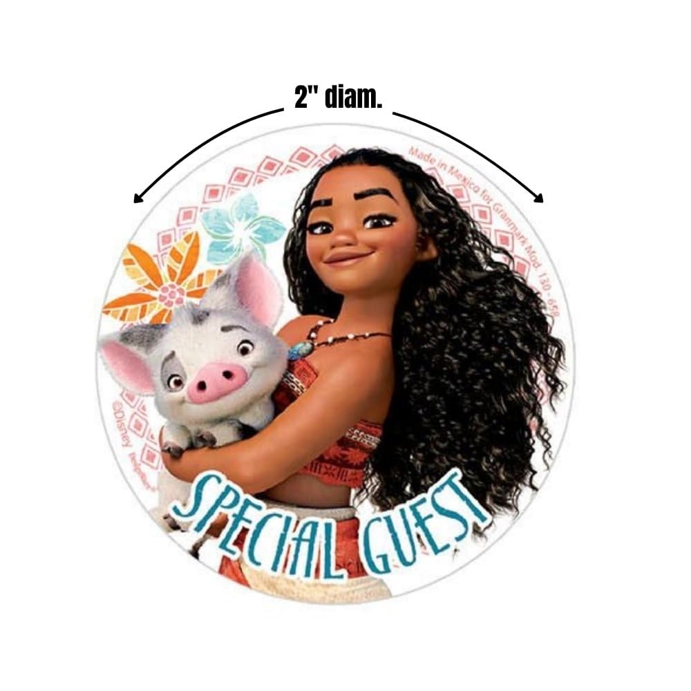 Amazon Disney Moana Calcoman as De Identificaci n Para Fiestas 2 Pulgadas De Di metro paquete De 24 Etiquetas Tem ticas Vibrantes Y nicas Ideales Para Fiestas De Cumplea os Y Eventos Juguetes Y Juegos