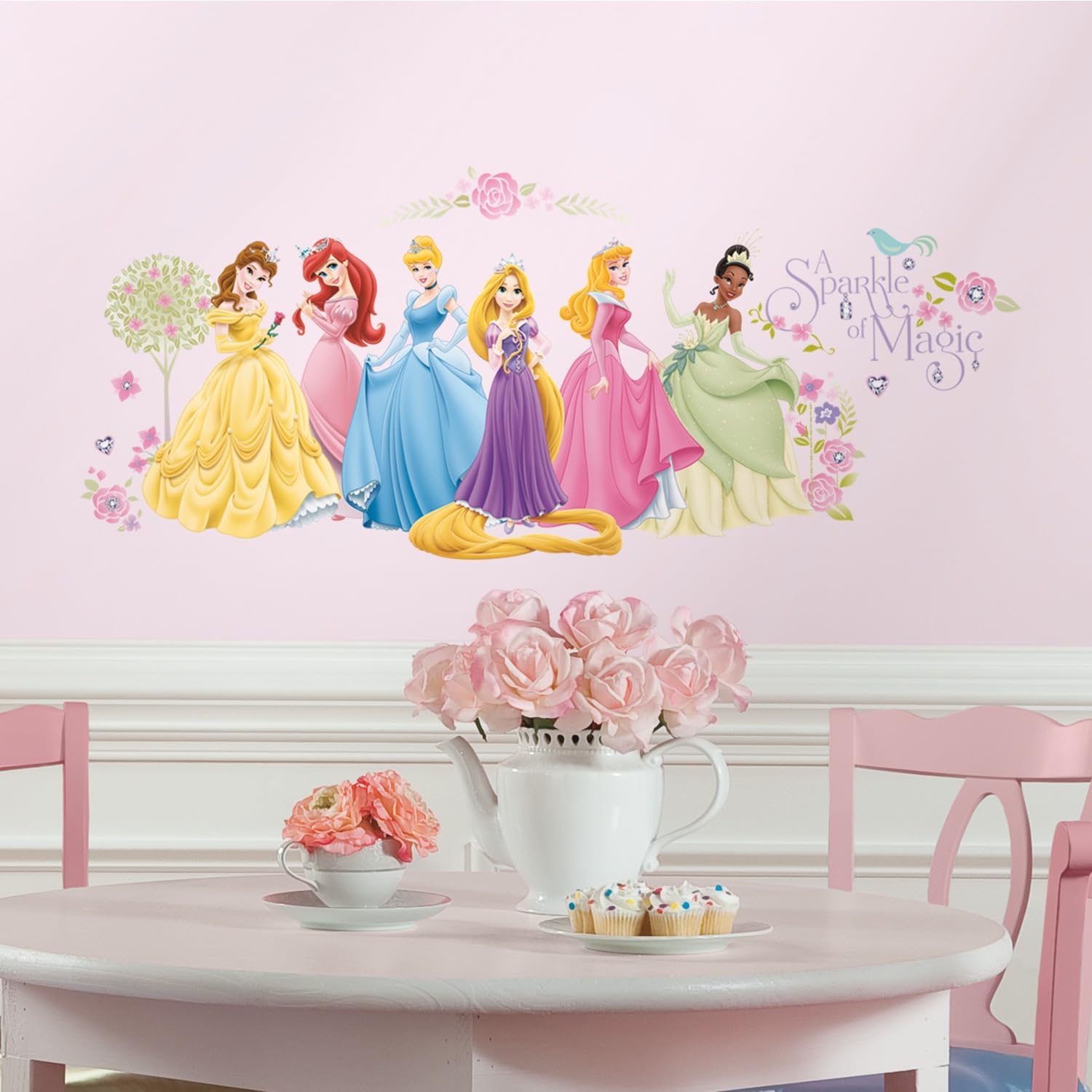 Amazon Disney Princess Glow Peel And Stick Wall Decals By RoomMates RMK1903SCS Baby