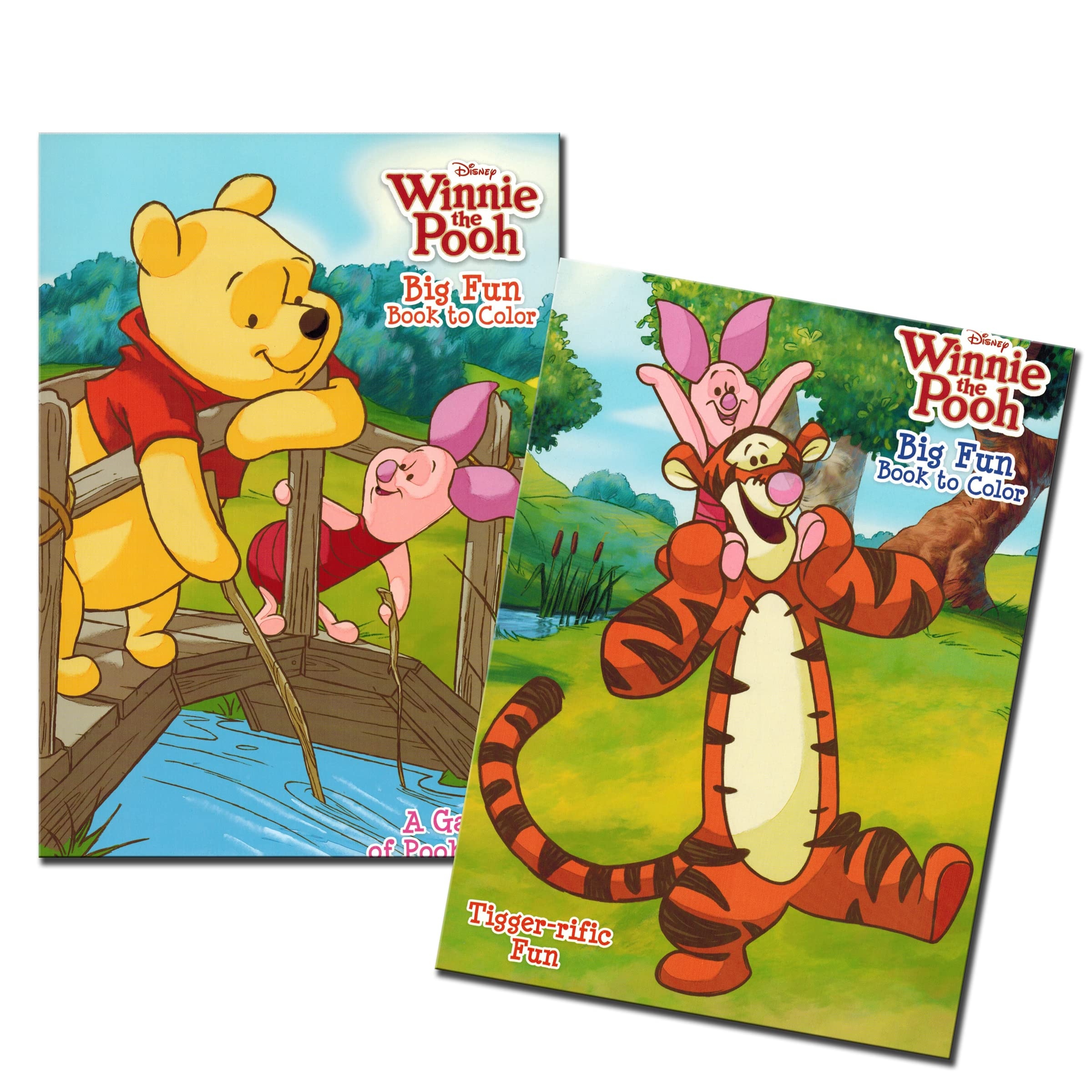 Amazon Disney Winnie The Pooh Coloring And Activity Book Set 2 Books 96 Pages Toys Games