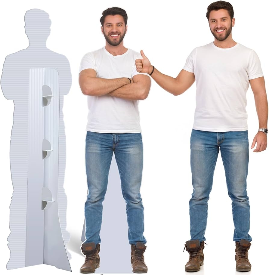 Amazon EnjoyView Custom Life Size Cardboard Cutout Personalized Ultra Clear Stand Up 1 8ft Multiple Sizes To Choose Perfect For Weddings Birthdays Graduations Parties Home Kitchen