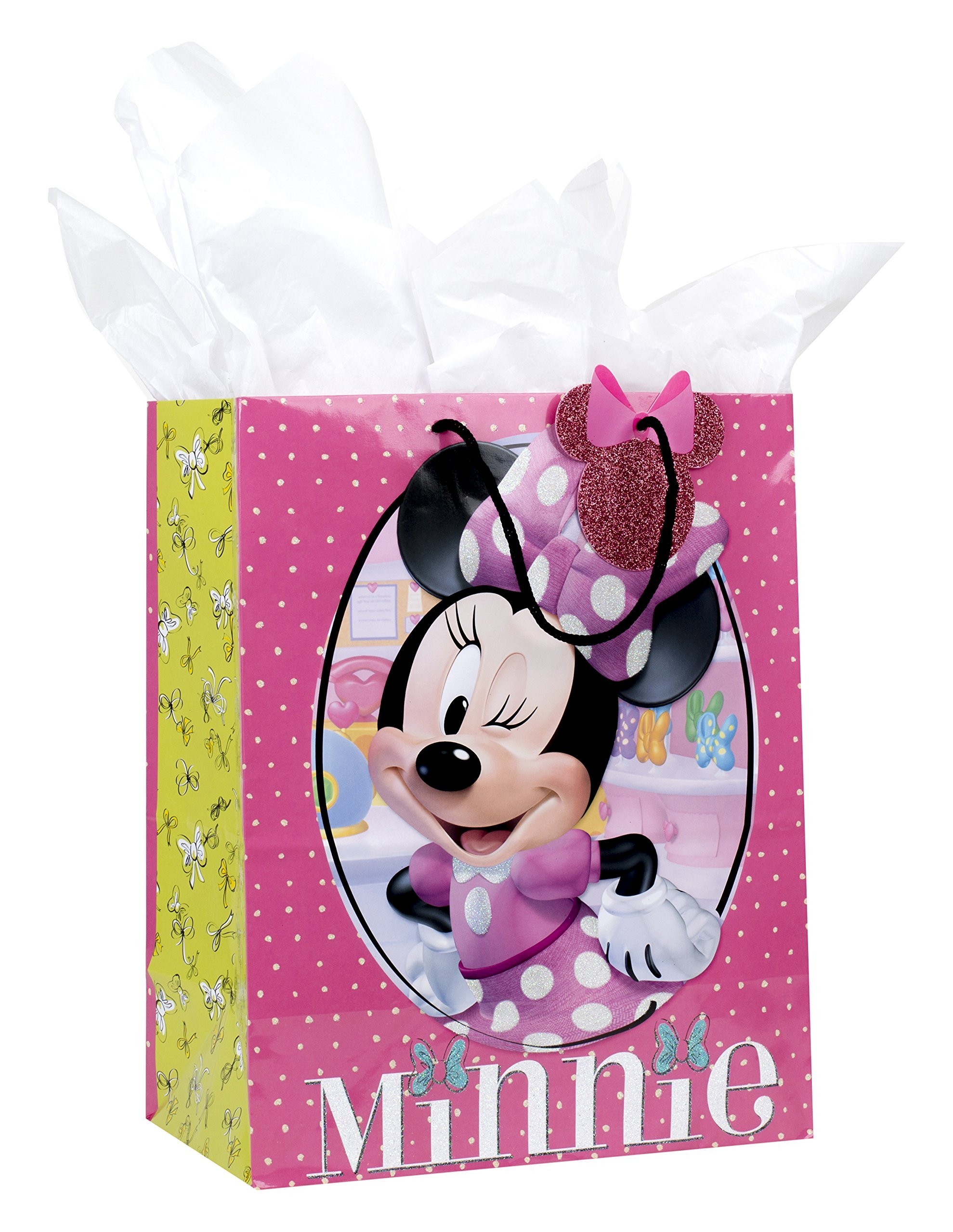 Amazon Hallmark 13 Large Gift Bag With Tissue Paper Minnie Mouse For Birthdays Kids Parties Or Any Occasion Everything Else