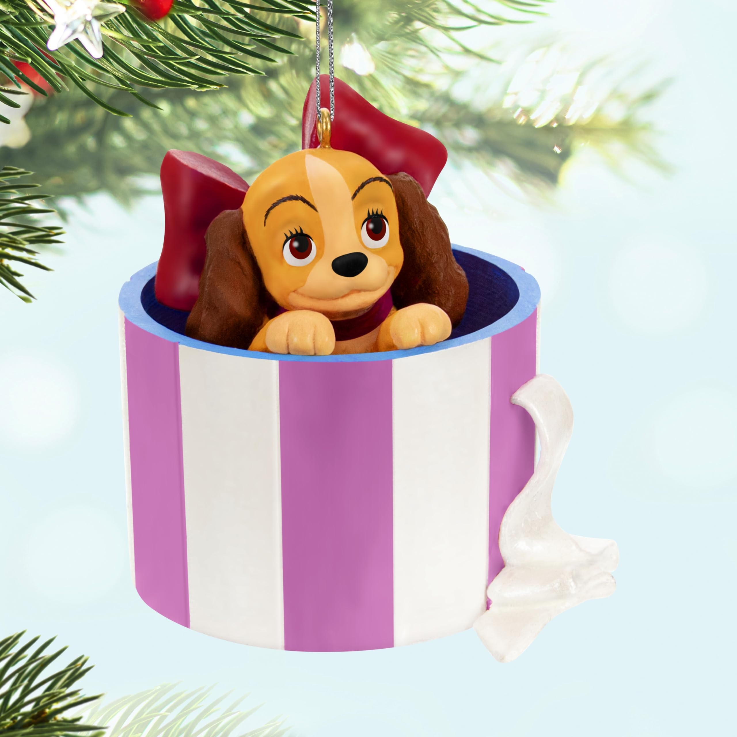 Amazon Hallmark Keepsake Christmas Ornament 2024 Disney Lady And The Tramp Darling s Christmas Gift Gifts For Disney Fans Home Kitchen
