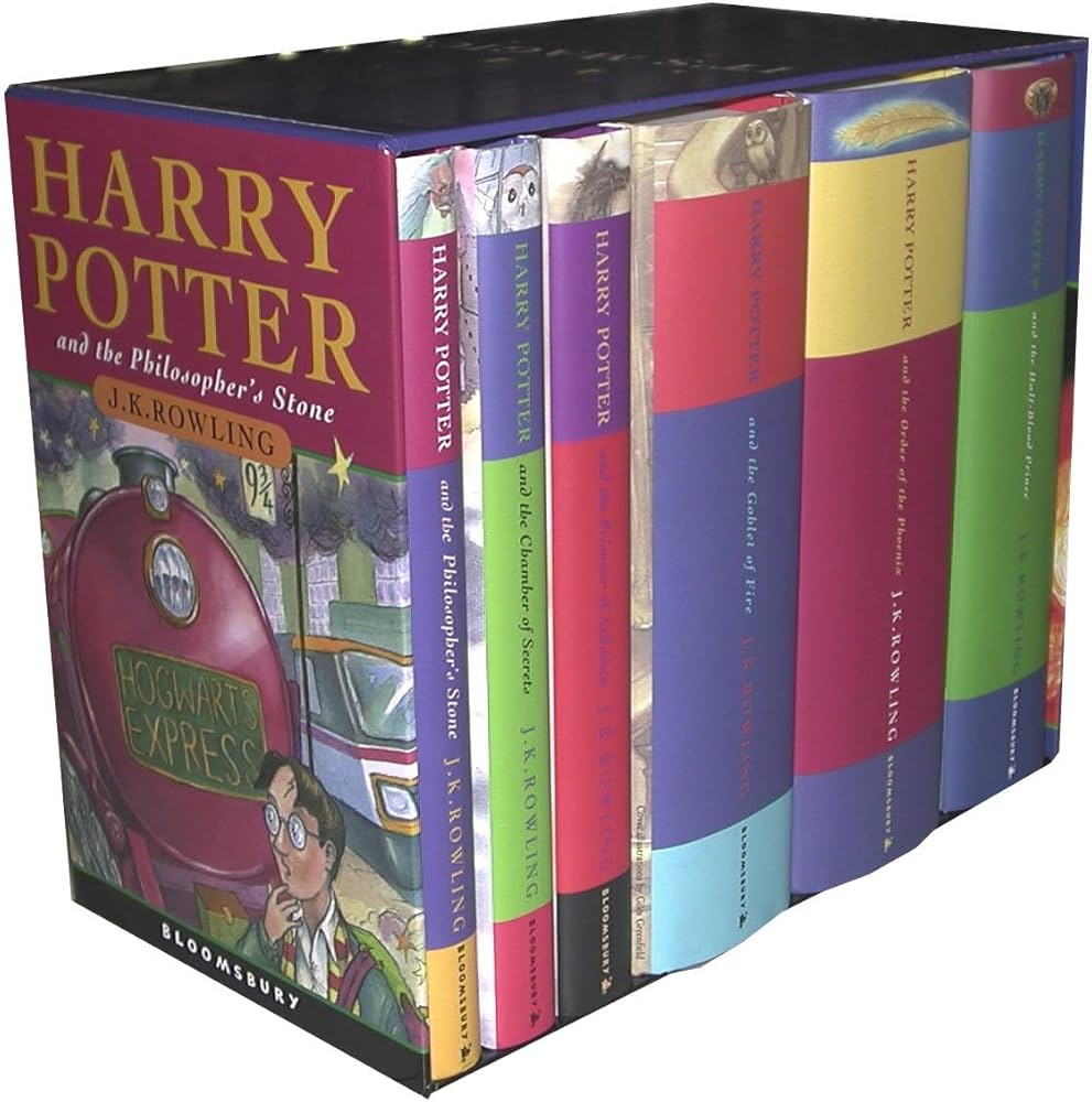Amazon Harry Potter UK Bloomsbury Publishing Vol 1 6 Children s Edition Boxed Set Harry Potter 1 6 9780747581536 J K Rowling Books