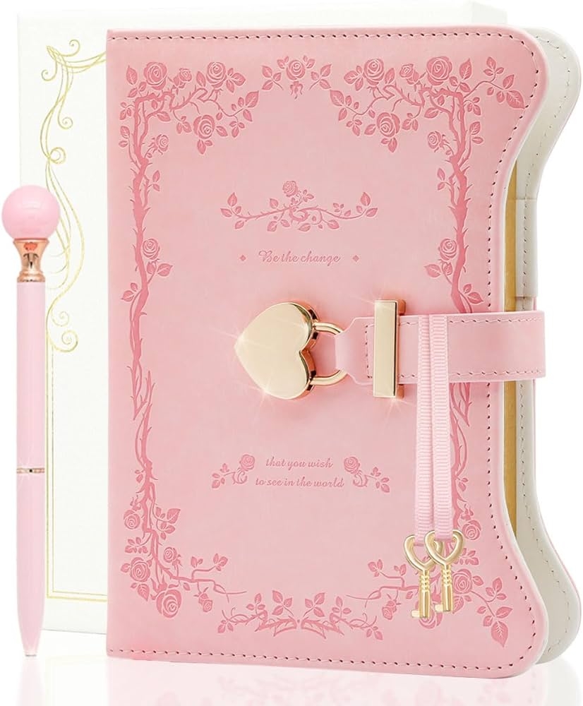 Amazon Hi SCI Diary With Lock And Keys For Girls Women 360 Pages Journal With Lock For Girls Gift Ideas Girls Locking Diary With Pen Cute Journals Set For Teen Girls