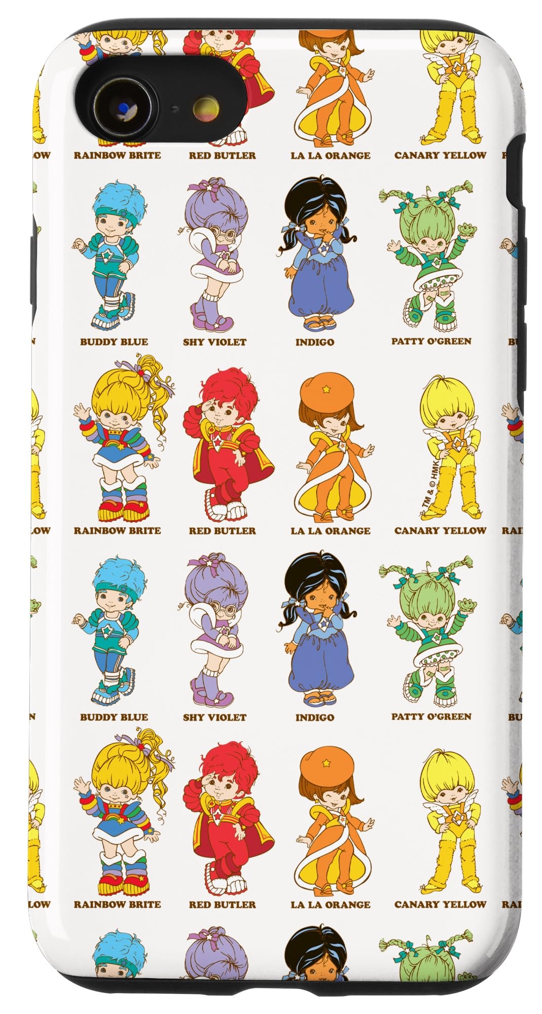 Amazon IPhone SE 2020 7 8 Rainbow Brite Characters Group Shot Colorful Logo Case Cell Phones Accessories
