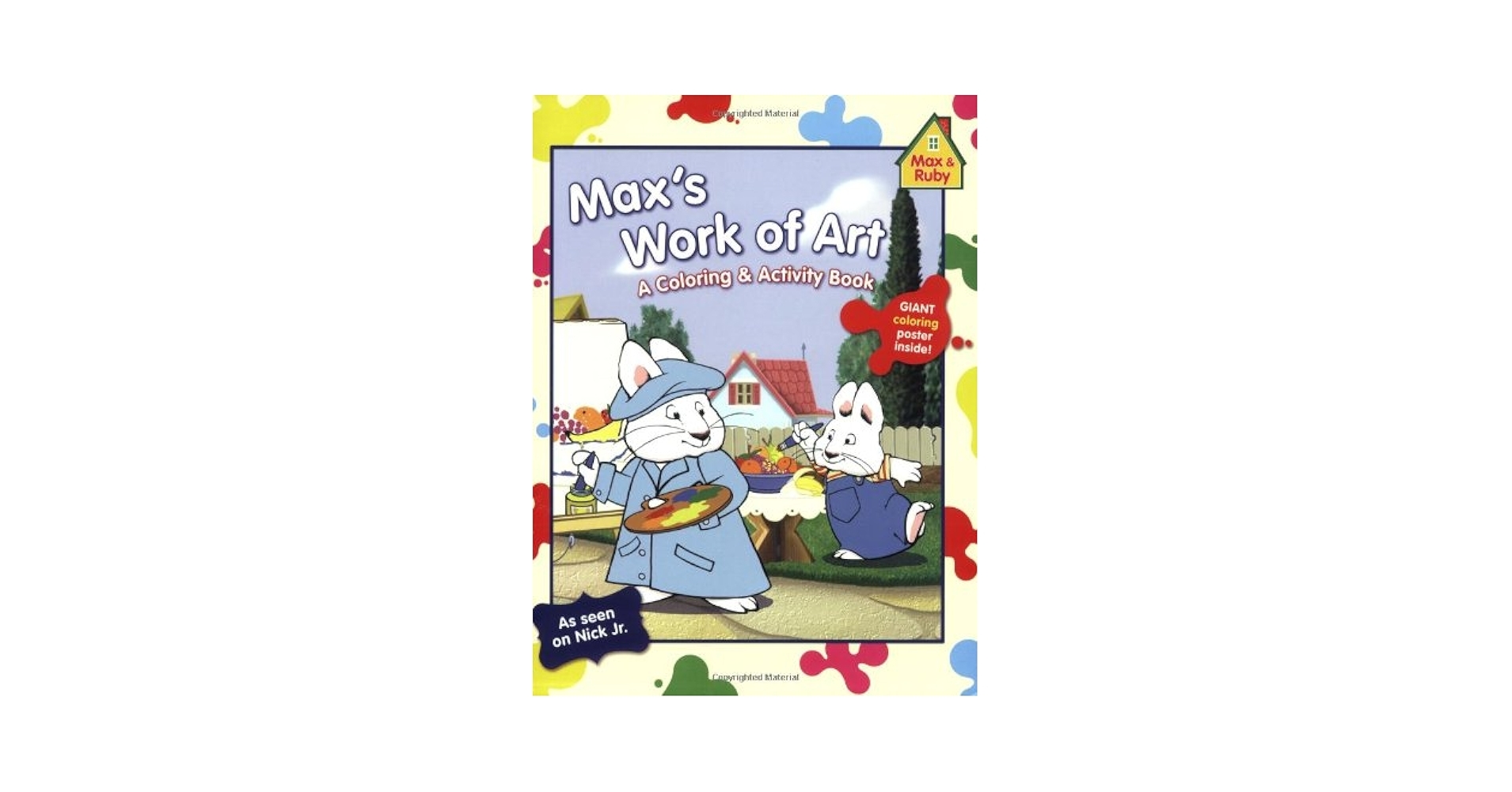 max and ruby coloring book