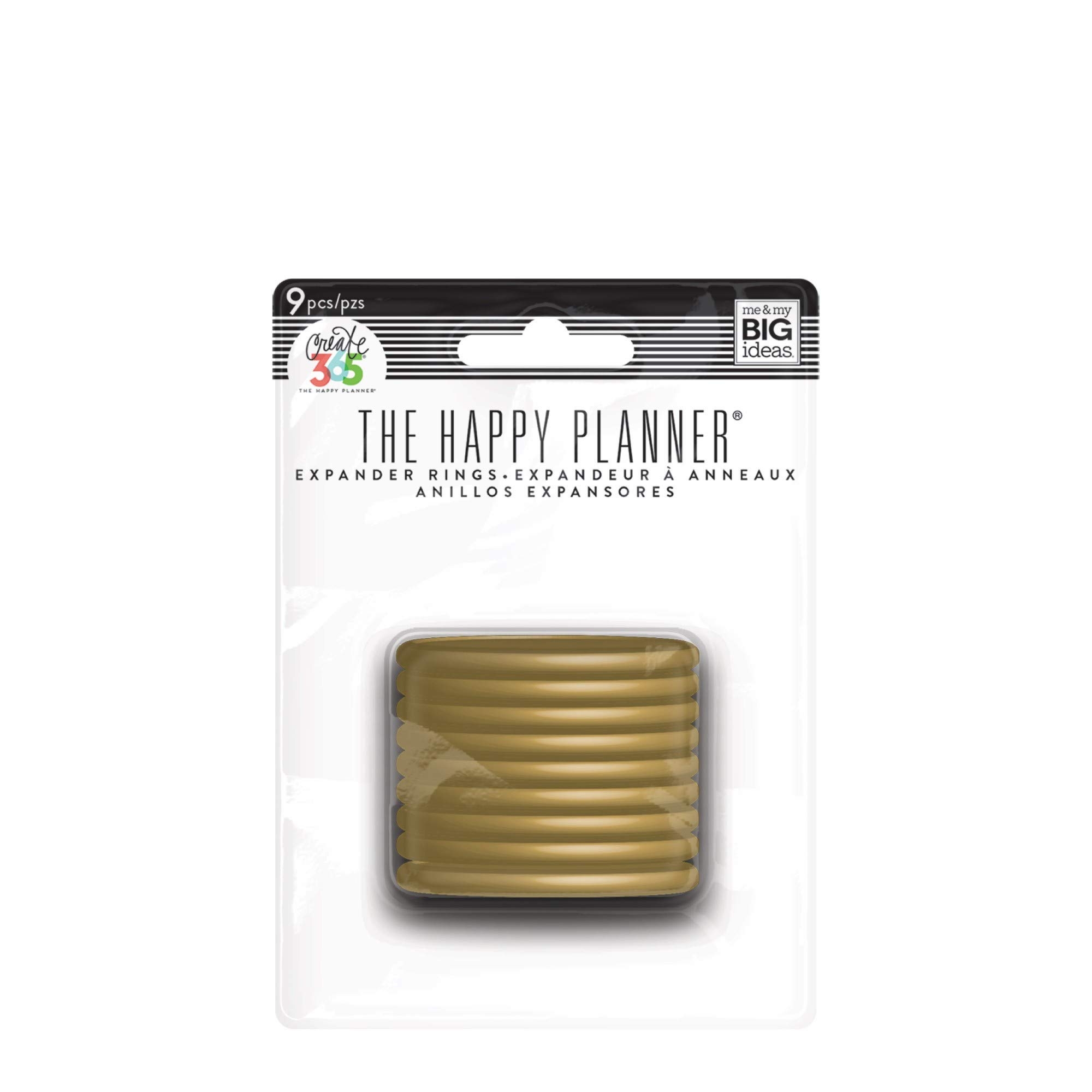 Amazon Me My BIG Ideas Plastic Expander Discs Gold The Happy Planner Scrapbooking Supplies Add Extra Pages Notes Artwork Create More Space For Notebooks Planners Journals 