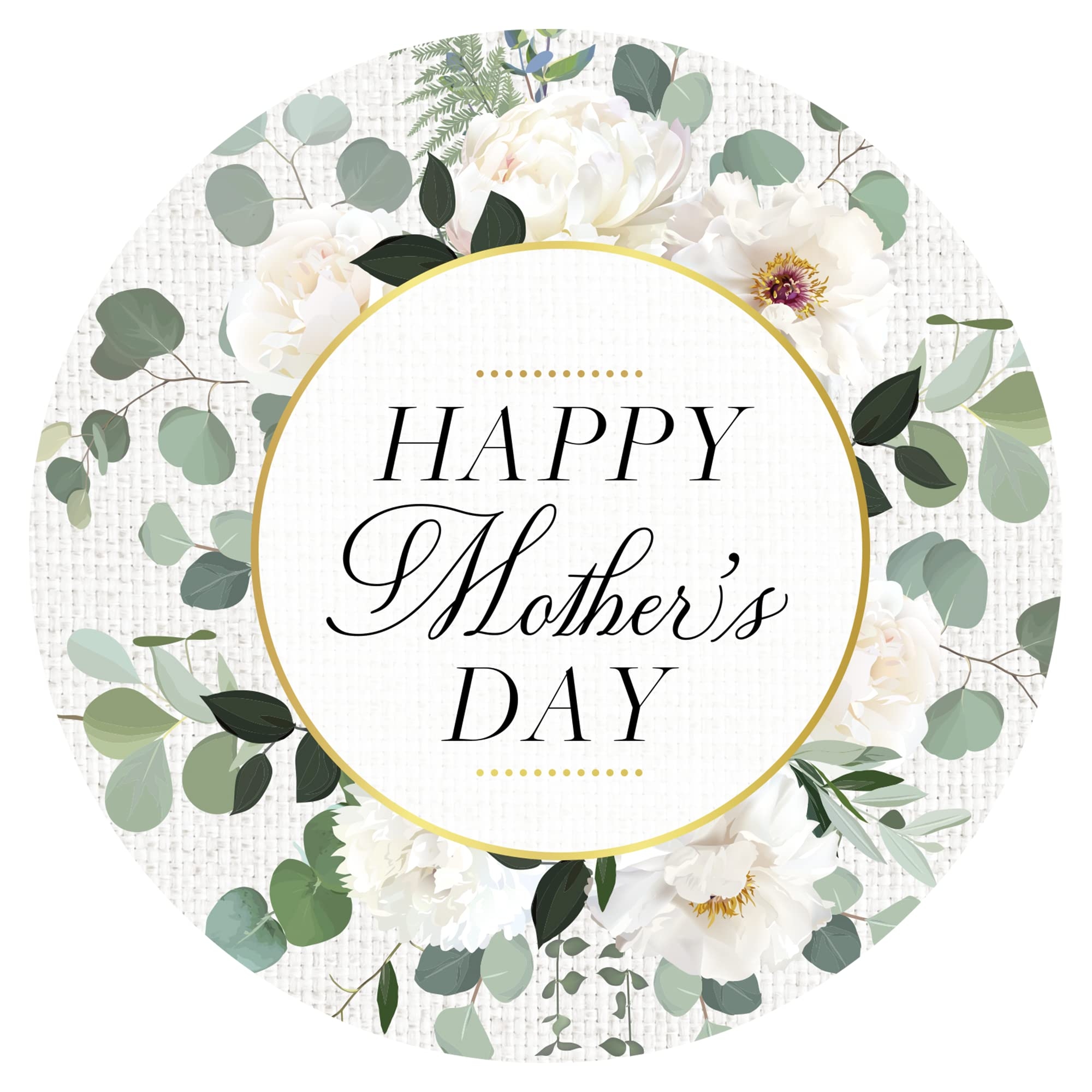 Amazon Mobiusea Creation Mothers Day Stickers 90 Pack Stickers For Mom s Gifts And Mom s Card 1 4 Inch Gold Foil Happy Mother s Day Sticker Greenery Floral Happy Mother s Day Labels Office Products