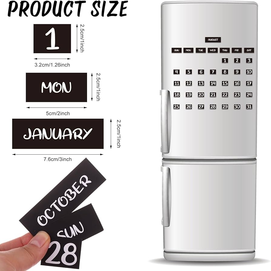 calendar magnet for fridge