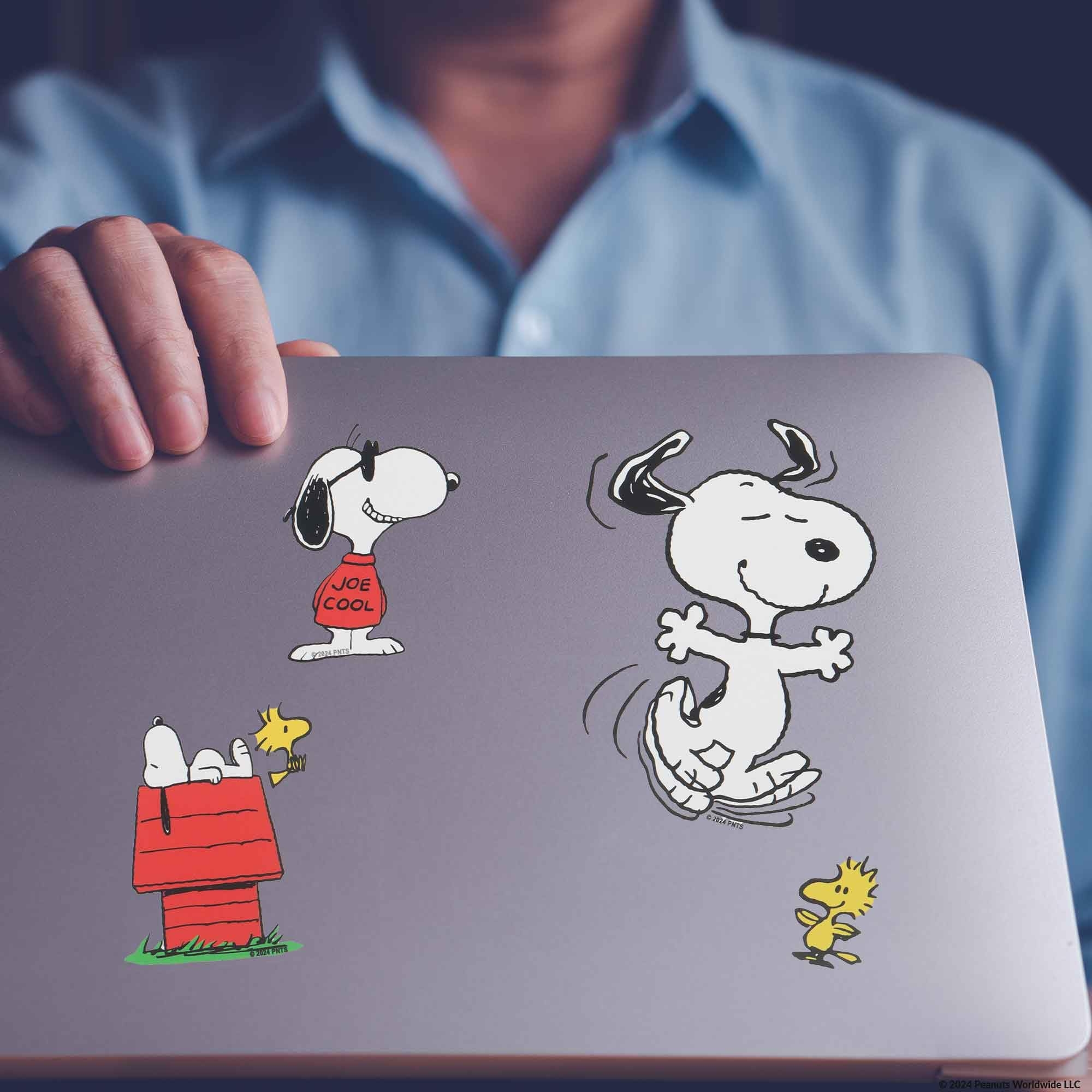 Amazon Peanuts Snoopy Adhesive Vinyl Decals Fun Set Of Snoopy Stickers For Car Window Water Bottle Or Laptop