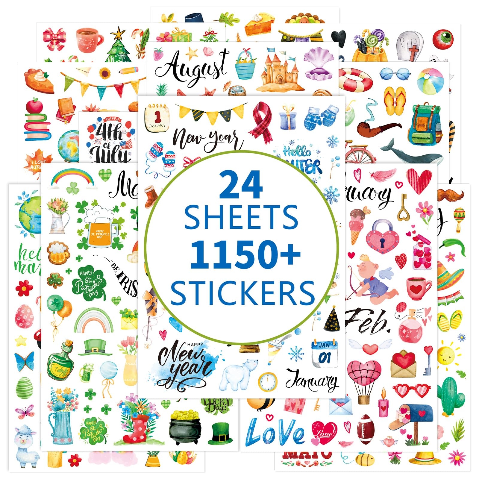 Amazon Planner Stickers 1150 New Monthly Daily Planners Vintage Holiday Seasonal Happy Scrapbook Supplies Calendar Journaling Christmas Stickers Gifts For Adults Women Office Products