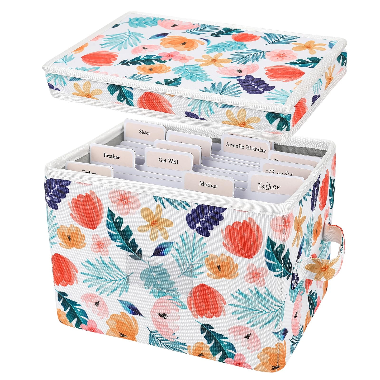 greeting card organizer box