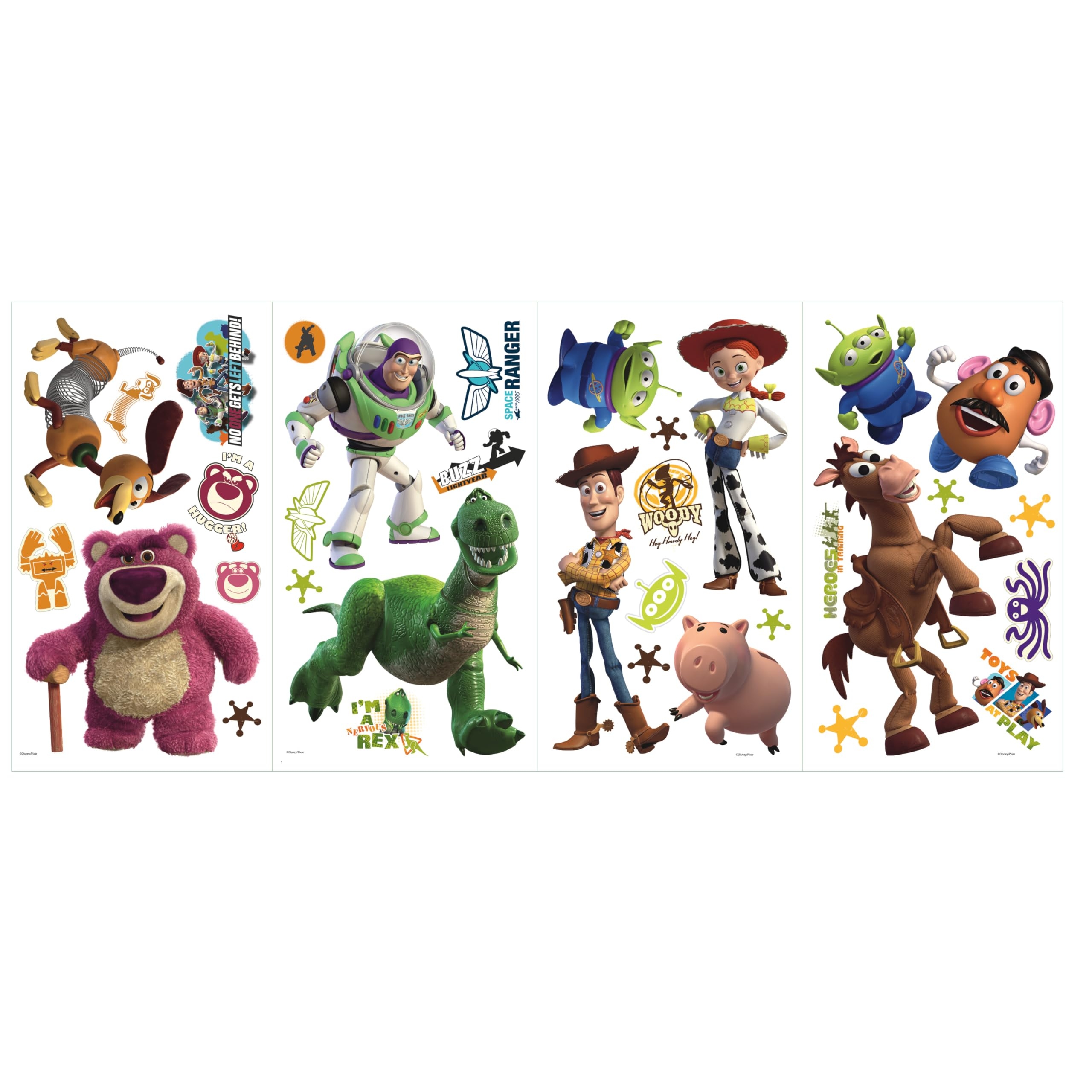 Amazon RoomMates RMK1428SCS Toy Story 3 Peel And Stick Wall Decals Baby