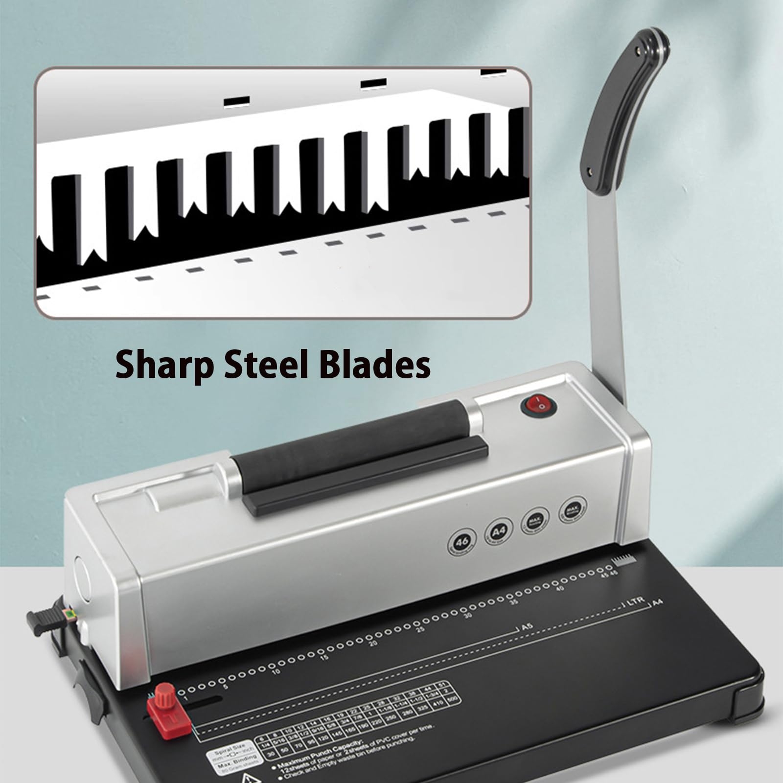 Amazon Spiral Binding Machine Hole Puncher A4 A5 Letter Size Binding Hole Punch With Adjustable And Margins Heavy Duty Book Binding Kits With 100 Pcs 5 16 Coils Pliers Office Products
