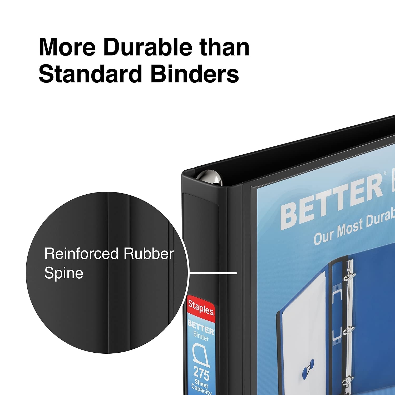 staples three ring binders