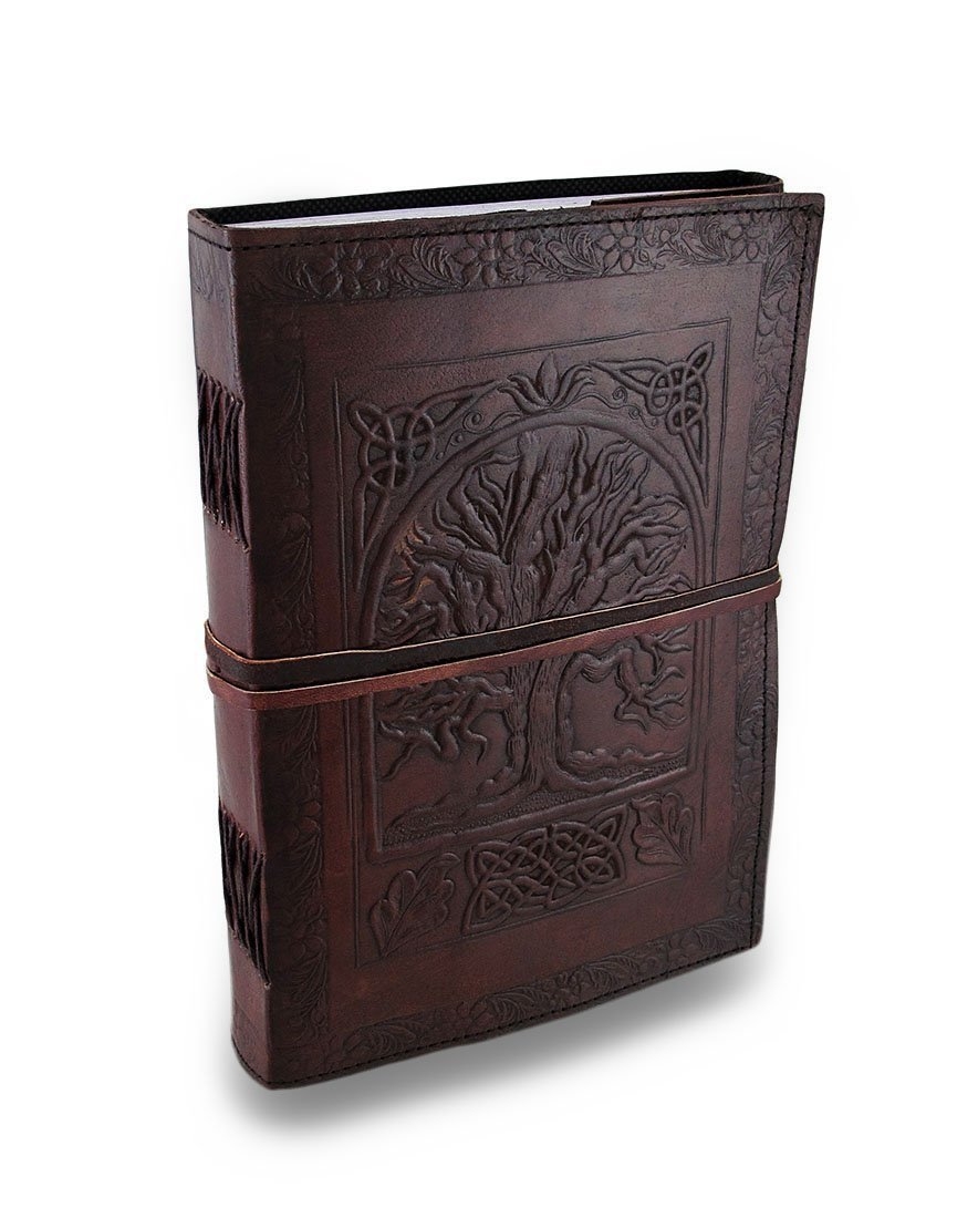 Amazon Tree Of Life Leather Journal Notebook 180 Pages Genuine Leather Antique Vintage Refillable Journals For Men Women 7 X 10 Inch Unlined Paper Handmade Travel Writing Dairy Sketchbook For