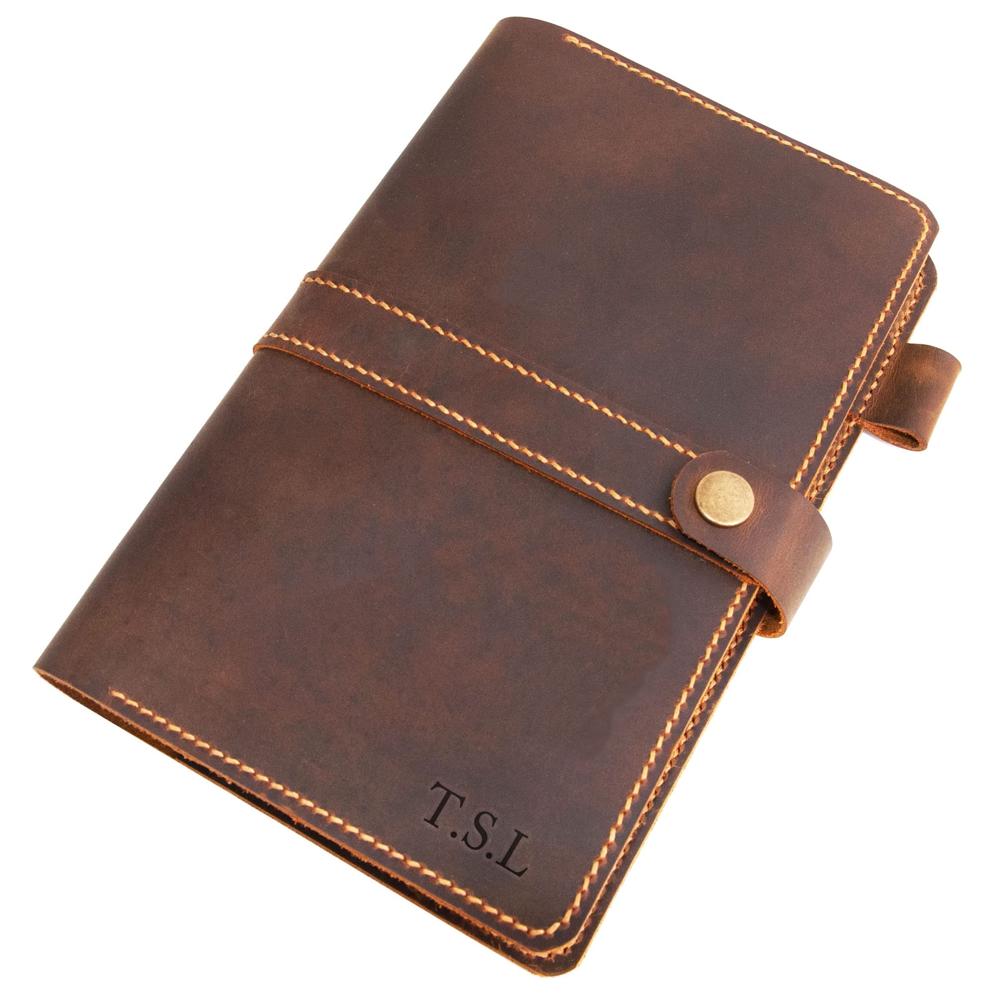 Amazon Turbosnail Personalized Leather For Moleskine Classic Cover With Pen Holder 5 X 8 25 Notebook Cover Refillable Journal Field Notes Cover Leather Office Products