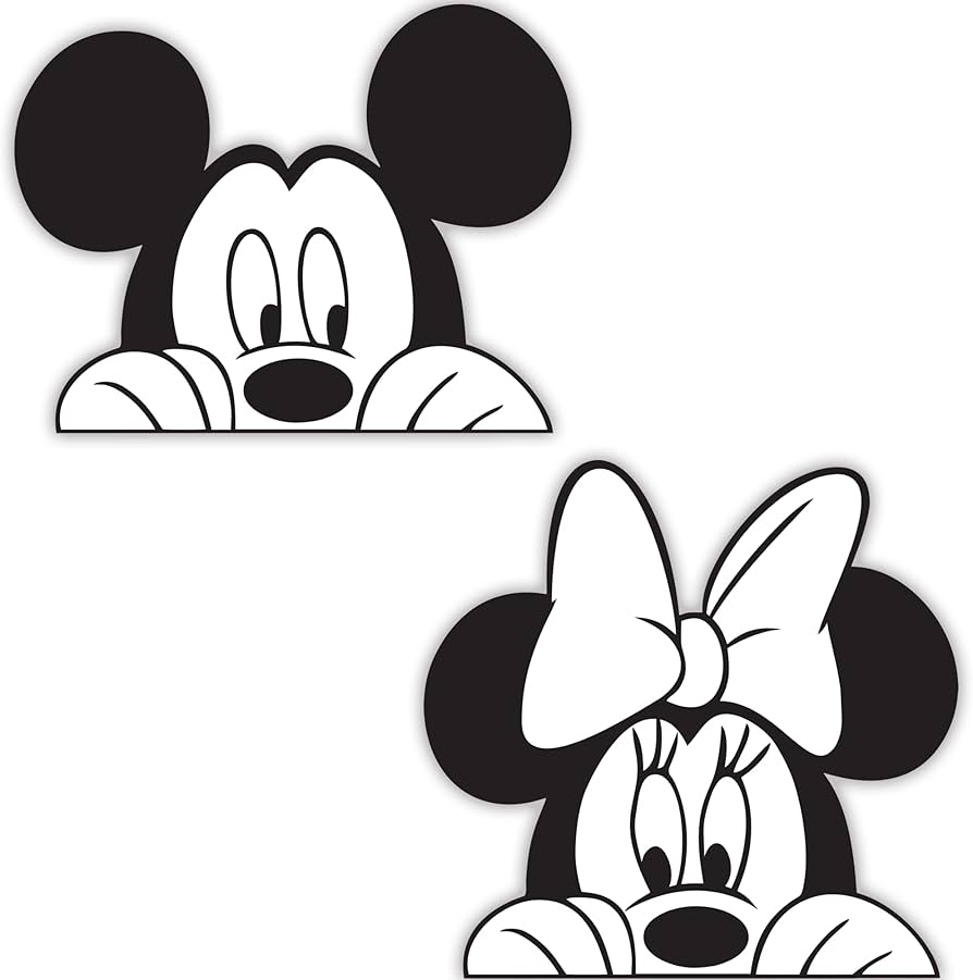 mickey and minnie mouse stickers