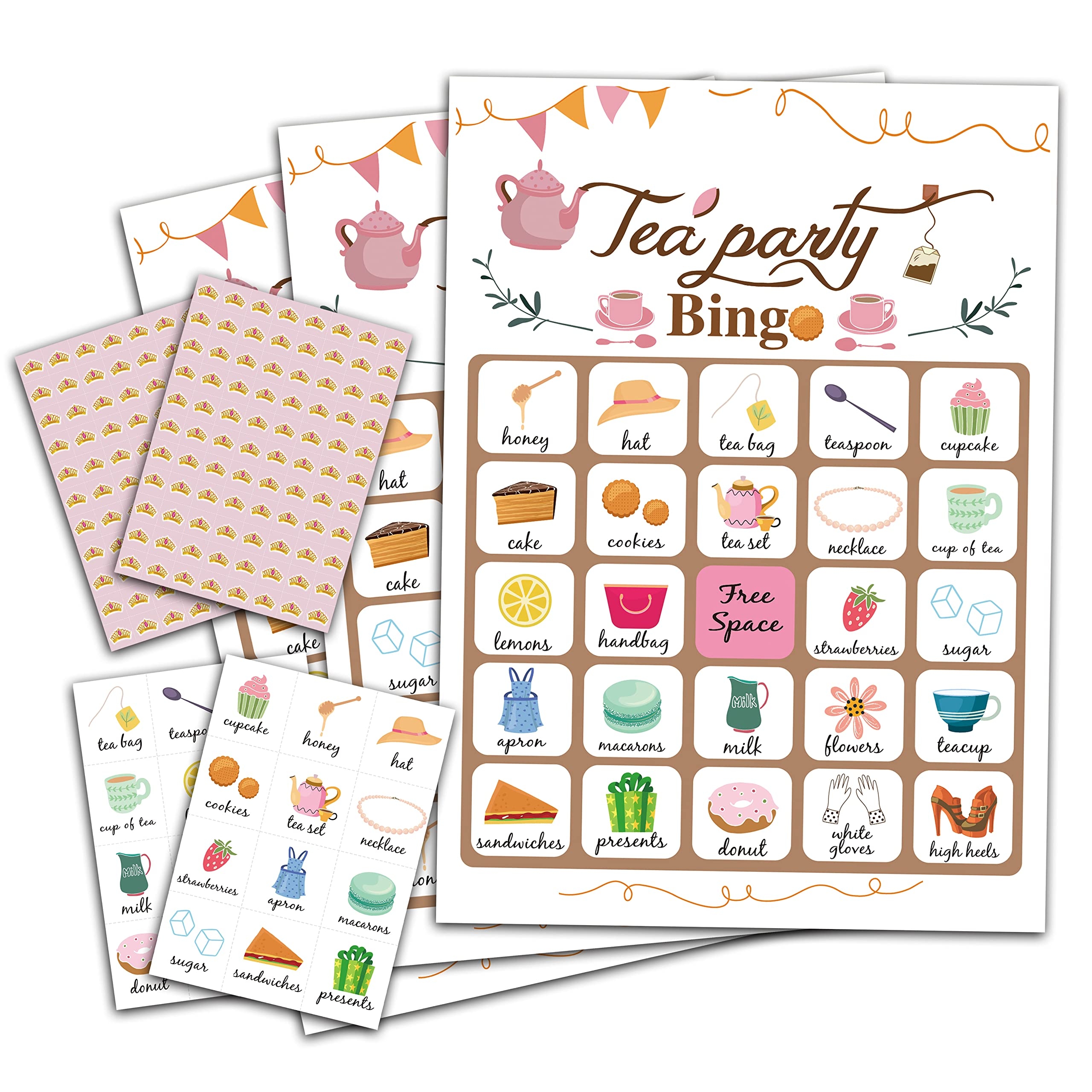 tea party bingo game